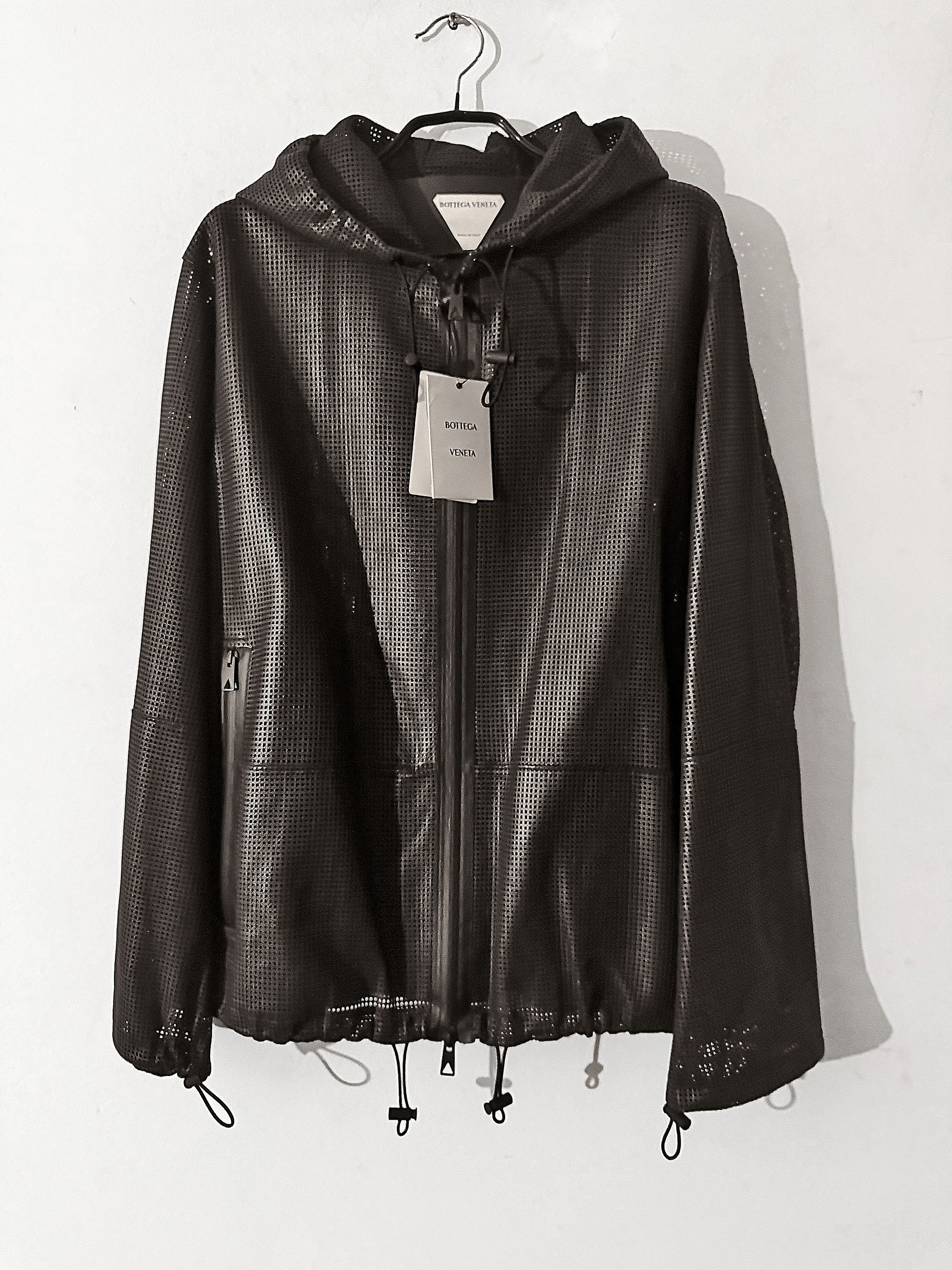Bottega Veneta Retail $4800 Hooded Semiplonge Leather Jacket Size US M / EU 48-50 / 2 - 1 Thumbnail