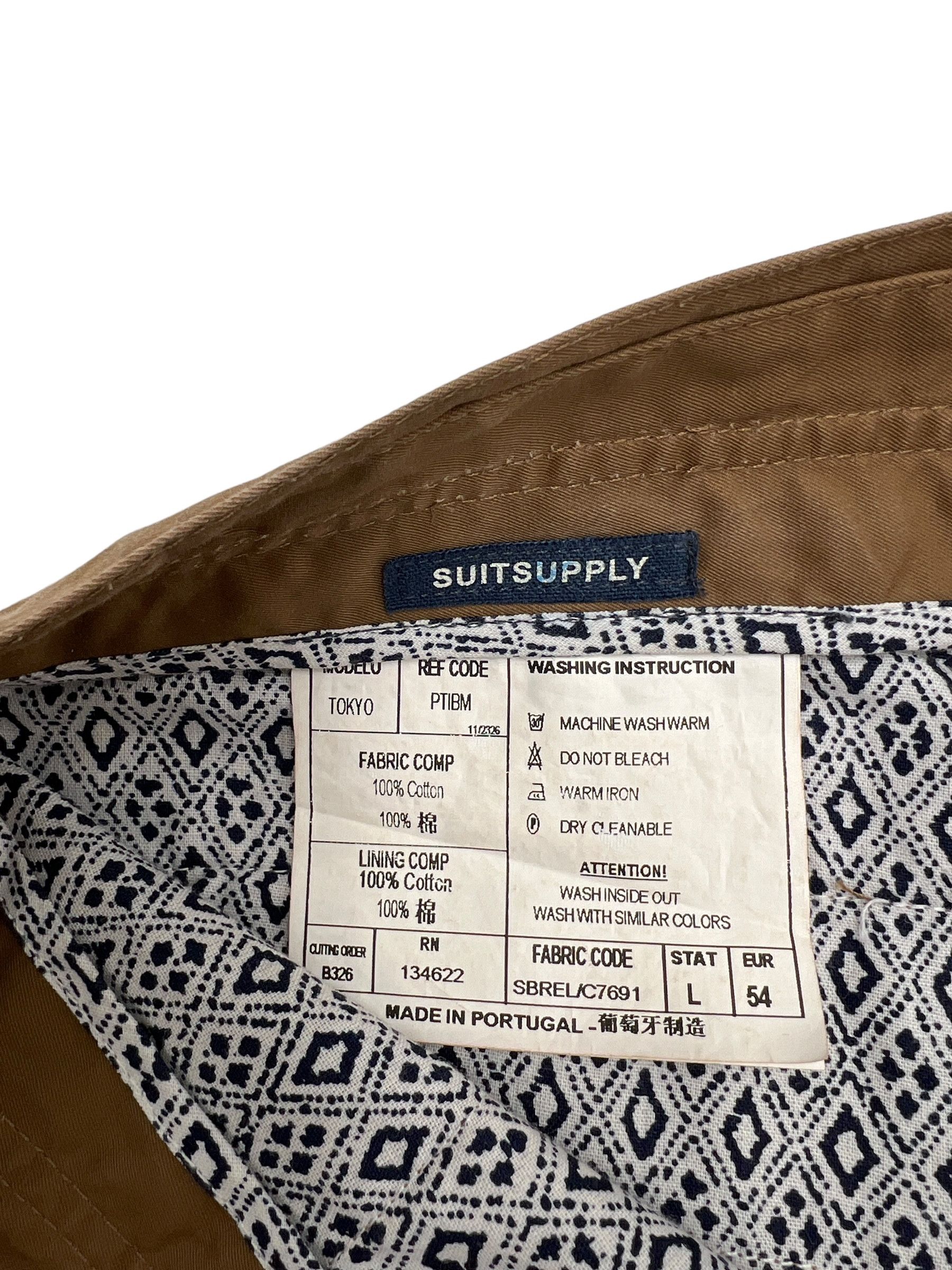 Suitsupply SUITSUPPLY Tokyo Cotton Cargo Trousers Size 54L - W38 L37 Size US 38 / EU 54 - 6 Thumbnail