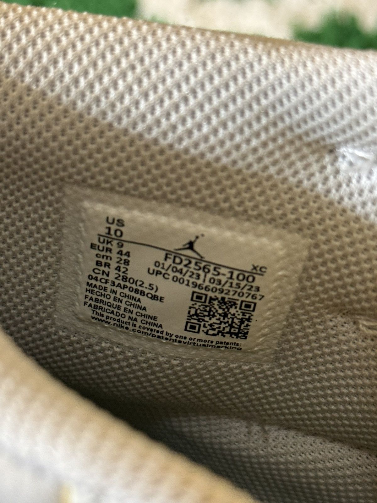 Union LA Jordan 1 High OG Union LA Bephies Beauty Supply Summer White Size US 10 / EU 43 - 10 Thumbnail