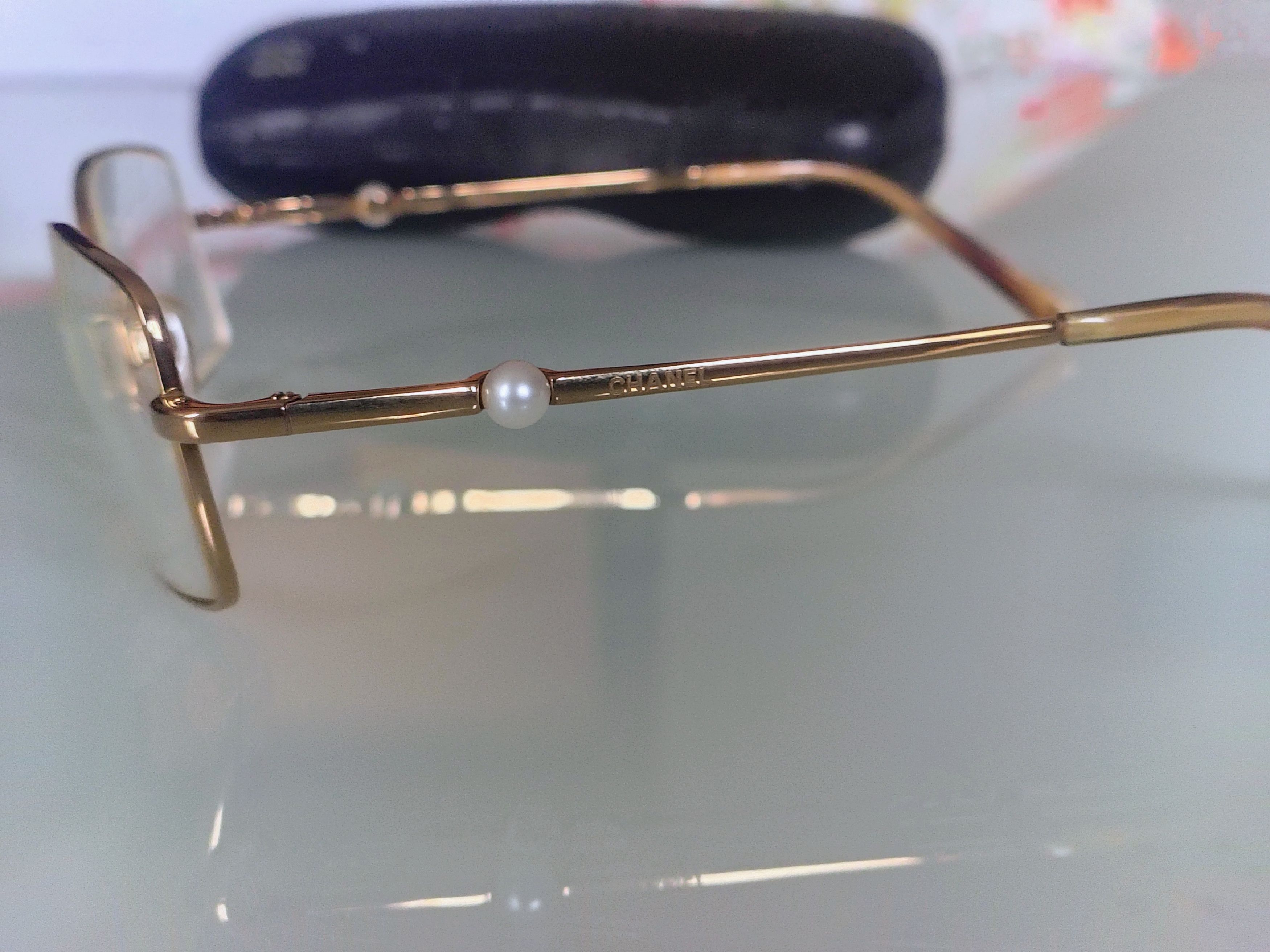 Chanel Chanel 2141 Titanium Pearl Collection Glasses Eyeglasses Size ONE SIZE - 6 Thumbnail
