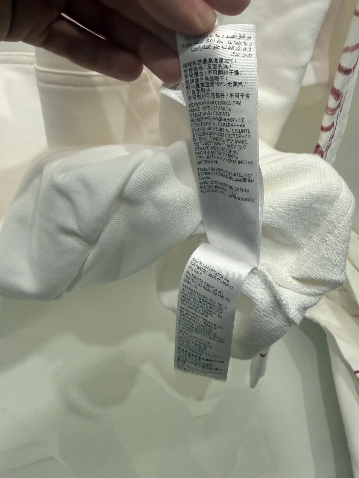 Balenciaga Balenciaga DIY Metal outline hoodie white Size US M / EU 48-50 / 2 - 8 Thumbnail