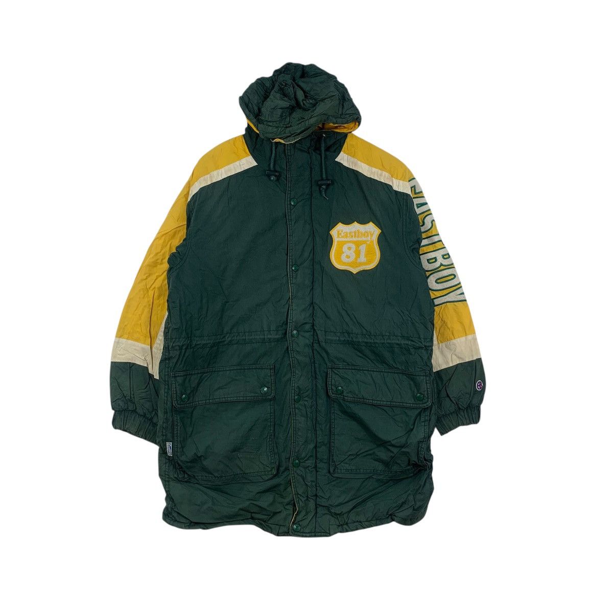 Vintage Vintage EAST BOY USA 81 Patchwork Parka Jacket Windbreaker Size US XL / EU 56 / 4 - 1 Thumbnail
