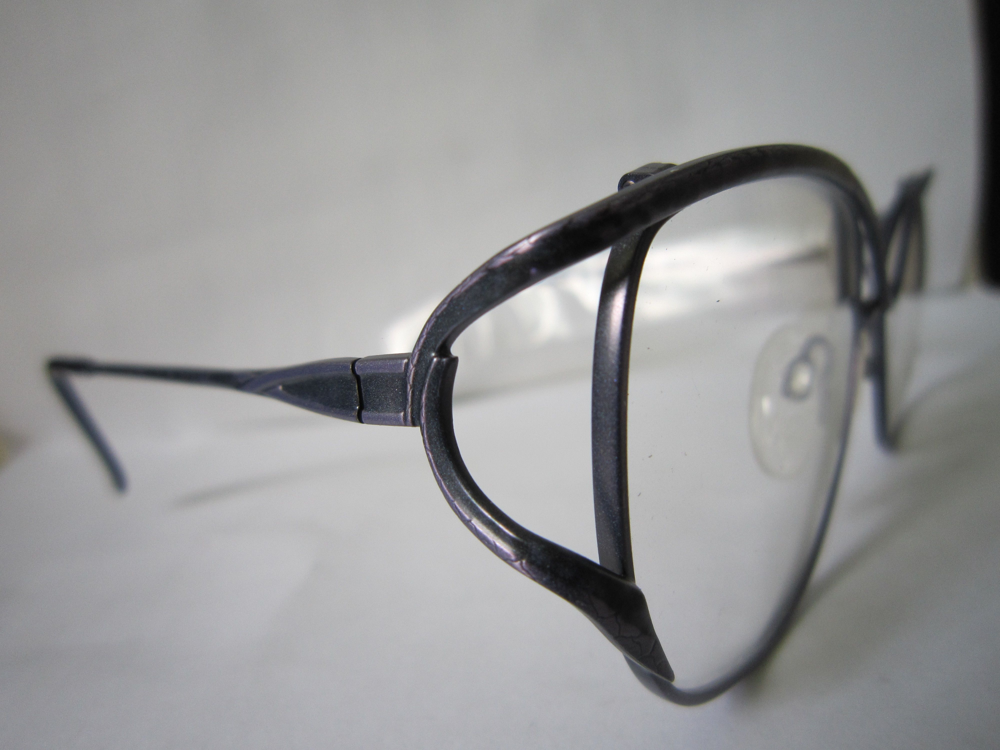 Vintage Vintage 80s TURA Mod 405 Purple Woman Eyeglasses Japan Size ONE SIZE - 3 Thumbnail