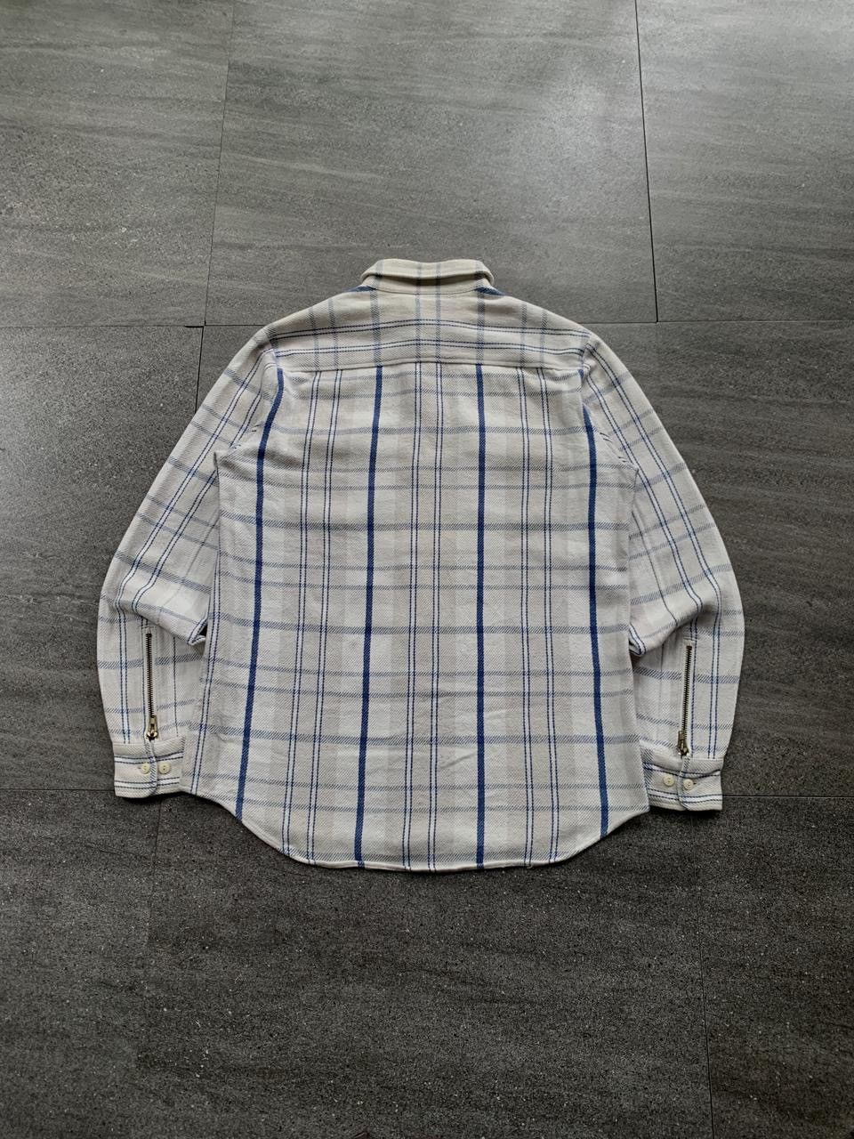 Undercover FREE TAX! Thick Cotton Plaid Zippered Shirt Size US M / EU 48-50 / 2 - 4 Thumbnail