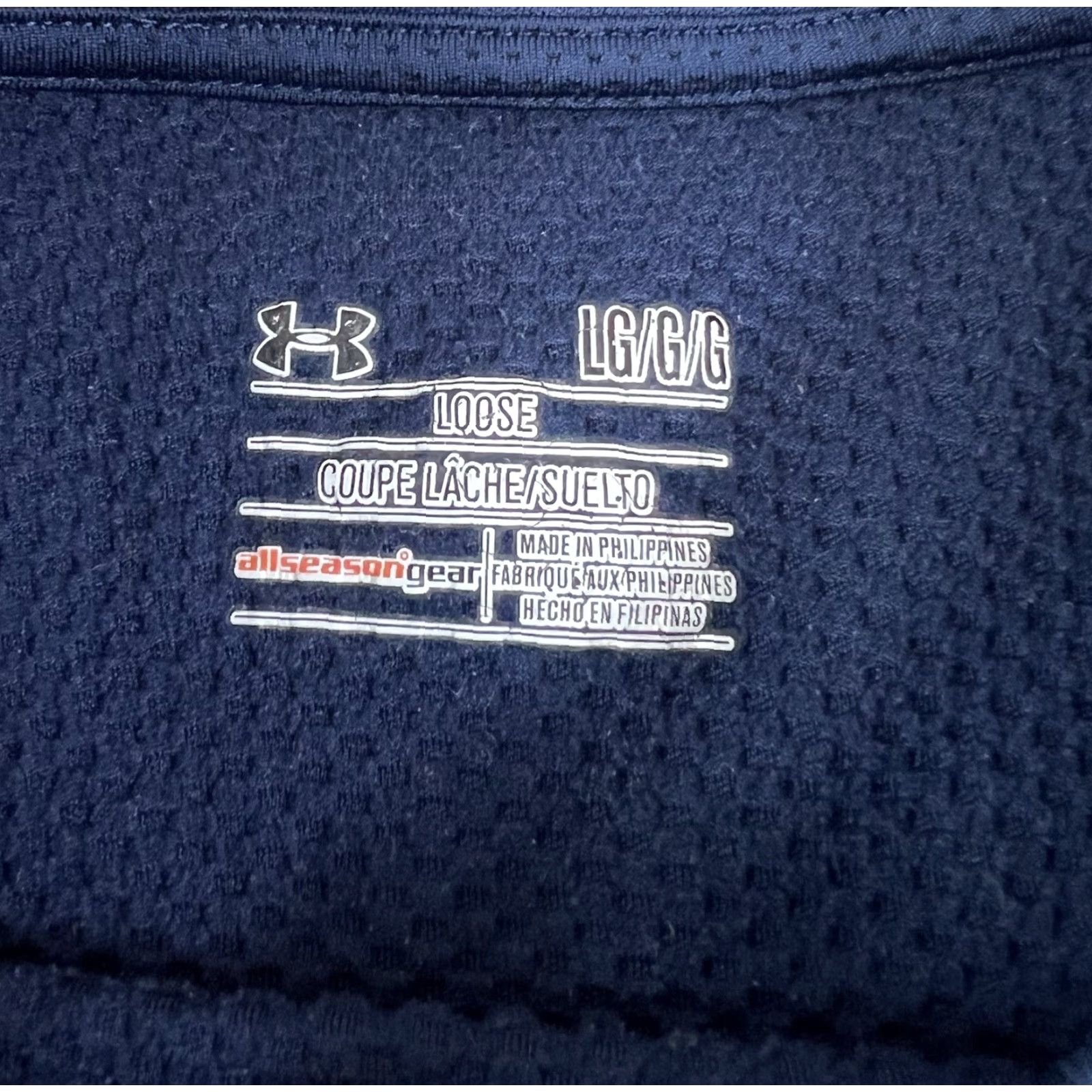 Under Armour Under Armour Mens Long Sleeve Shirt AllSeason Blue L Casual Activewear Pullover Size US L / EU 52-54 / 3 - 5 Thumbnail
