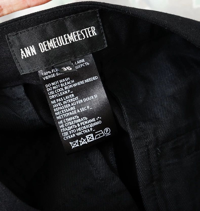 Ann Demeulemeester ann demeulemeester asymmetrical wide-leg pants Size US 32 / EU 48 - 9 Thumbnail