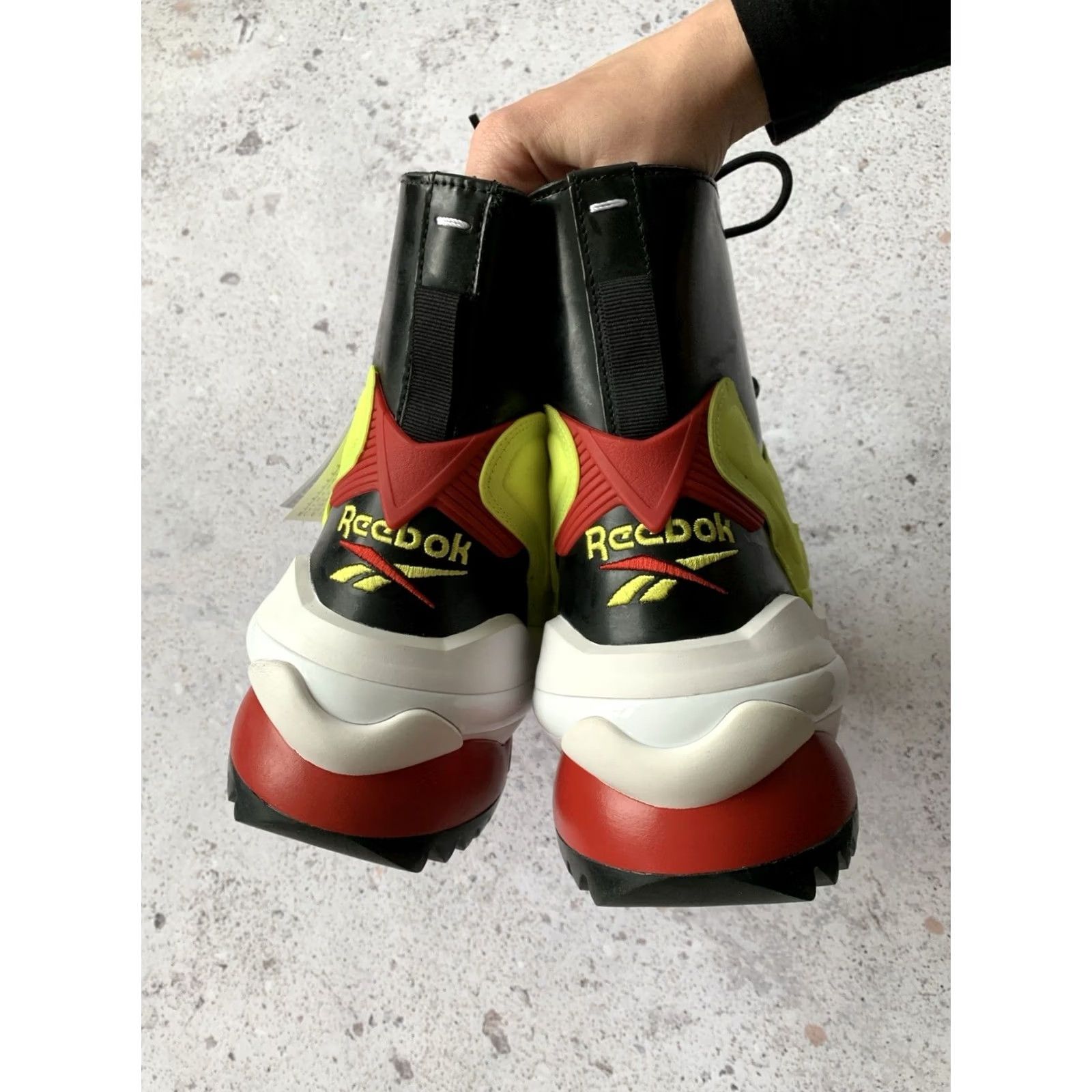 Maison Margiela MAISON MARGIELA x REEBOK INSTA PUMP FURY TABI HI TOP Sneaker Mens US 10 UK 9 EU 43 Multicolor Leather Size US M / EU 48-50 / 2 - 6 Thumbnail