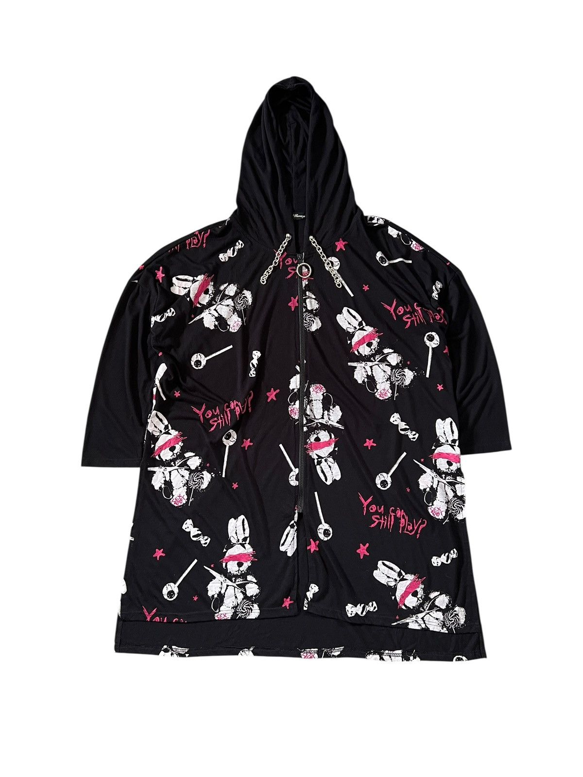Sex Pot ReVeNGe Sex Pot Revenge ‘Killer Bunny” Oversized Long Chains Hoodie Size L / US 10 / IT 46 - 12 Thumbnail