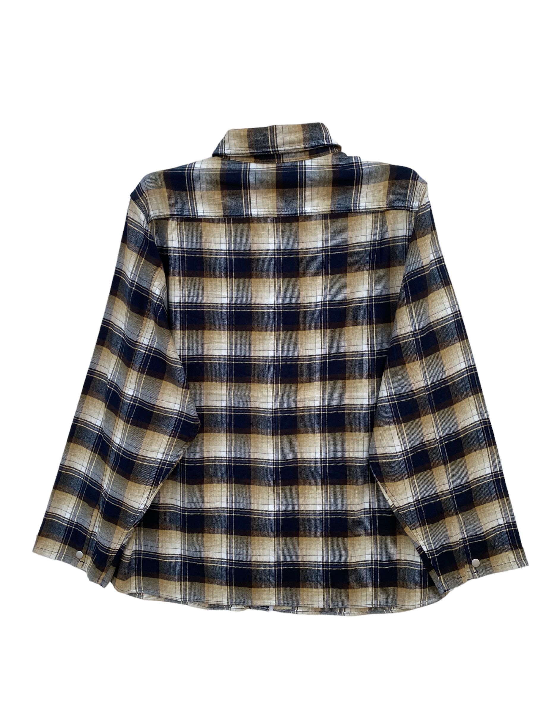 Lemaire × Uniqlo LEMAIRE X UNIQLO SHADOW PLAID STYLE FLANNEL SHIRT Size US XXL / EU 58 / 5 - 2 Thumbnail