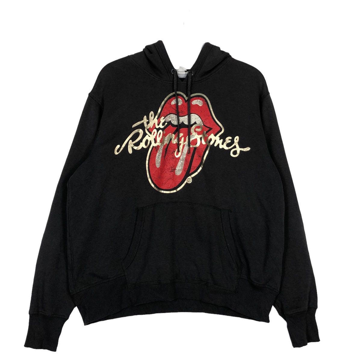 Selling Rare! Rolling Stones Sweatshirt big logo Spellout Logo