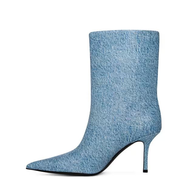 Alexander Wang o1g2r1mq0824 Mule in Light Blue Size US 9 / IT 39 - 2 Thumbnail