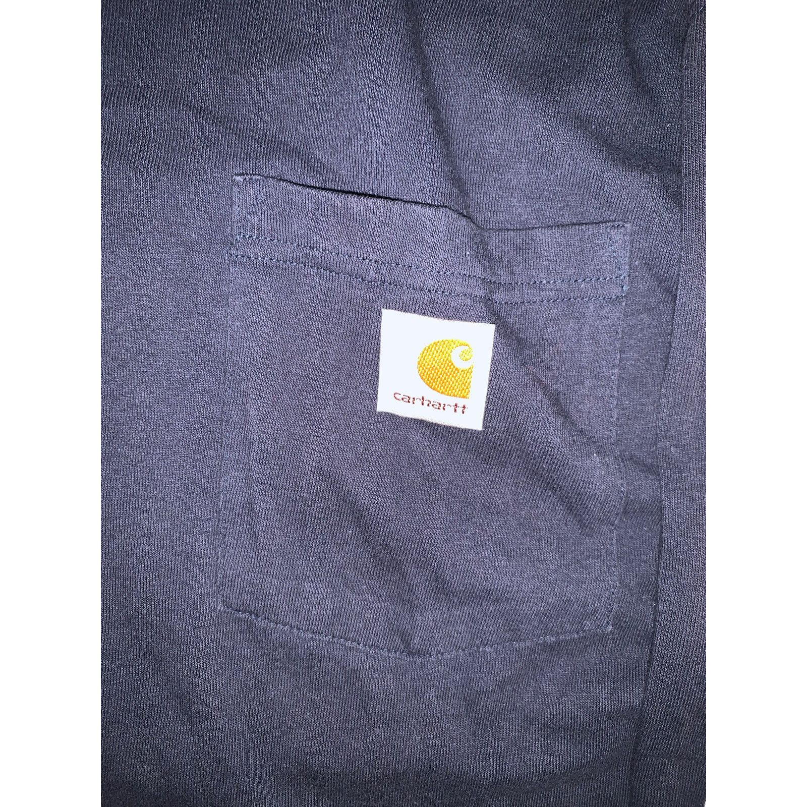 Carhartt Carhartt Long Sleeve Pocket T-Shirt Mens Medium Navy Blue Size US M / EU 48-50 / 2 - 3 Thumbnail