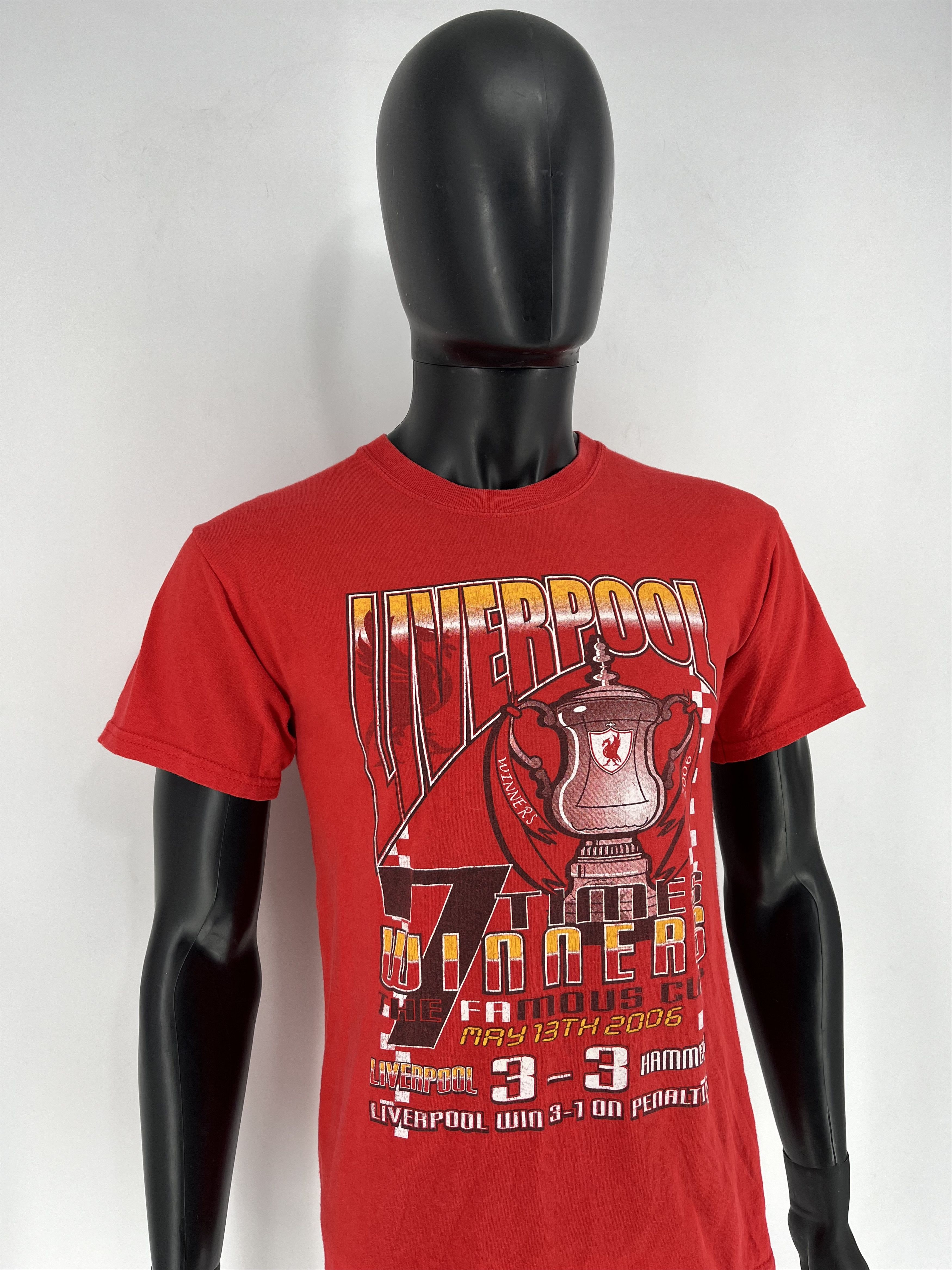Other Vintage Football TShirt Champions League Liverpool Hammers Size US S / EU 44-46 / 1 - 4 Thumbnail