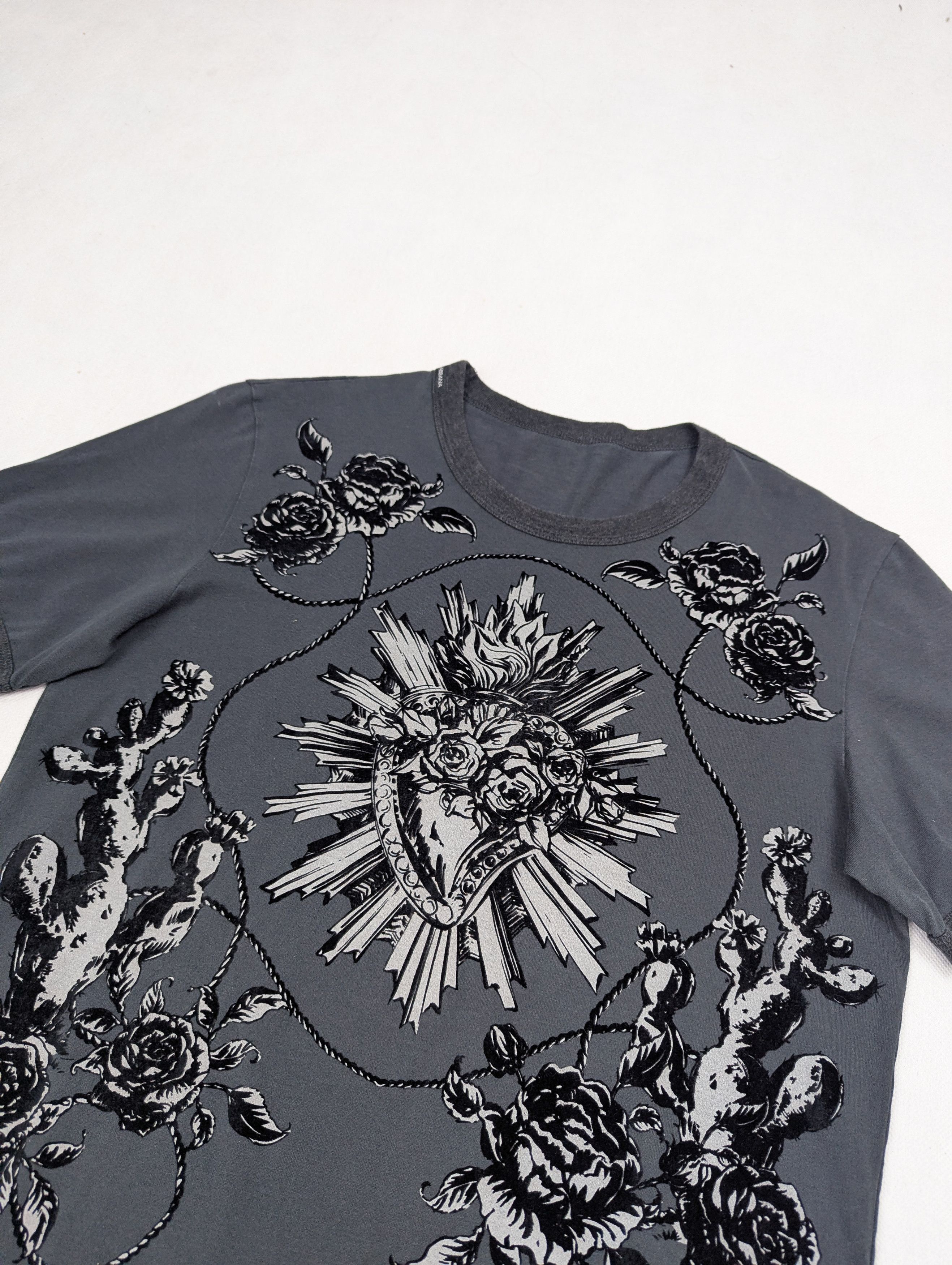 Dolce & Gabbana Dolce & Gabbana grey t-shirt M Size US M / EU 48-50 / 2 - 2 Thumbnail