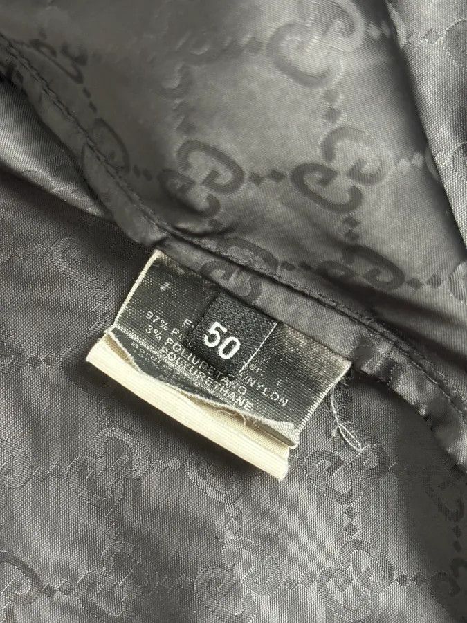 Gucci 2000s Gucci Black Monogrammed Light Windbreaker Jacket Size US M / EU 48-50 / 2 - 14 Thumbnail