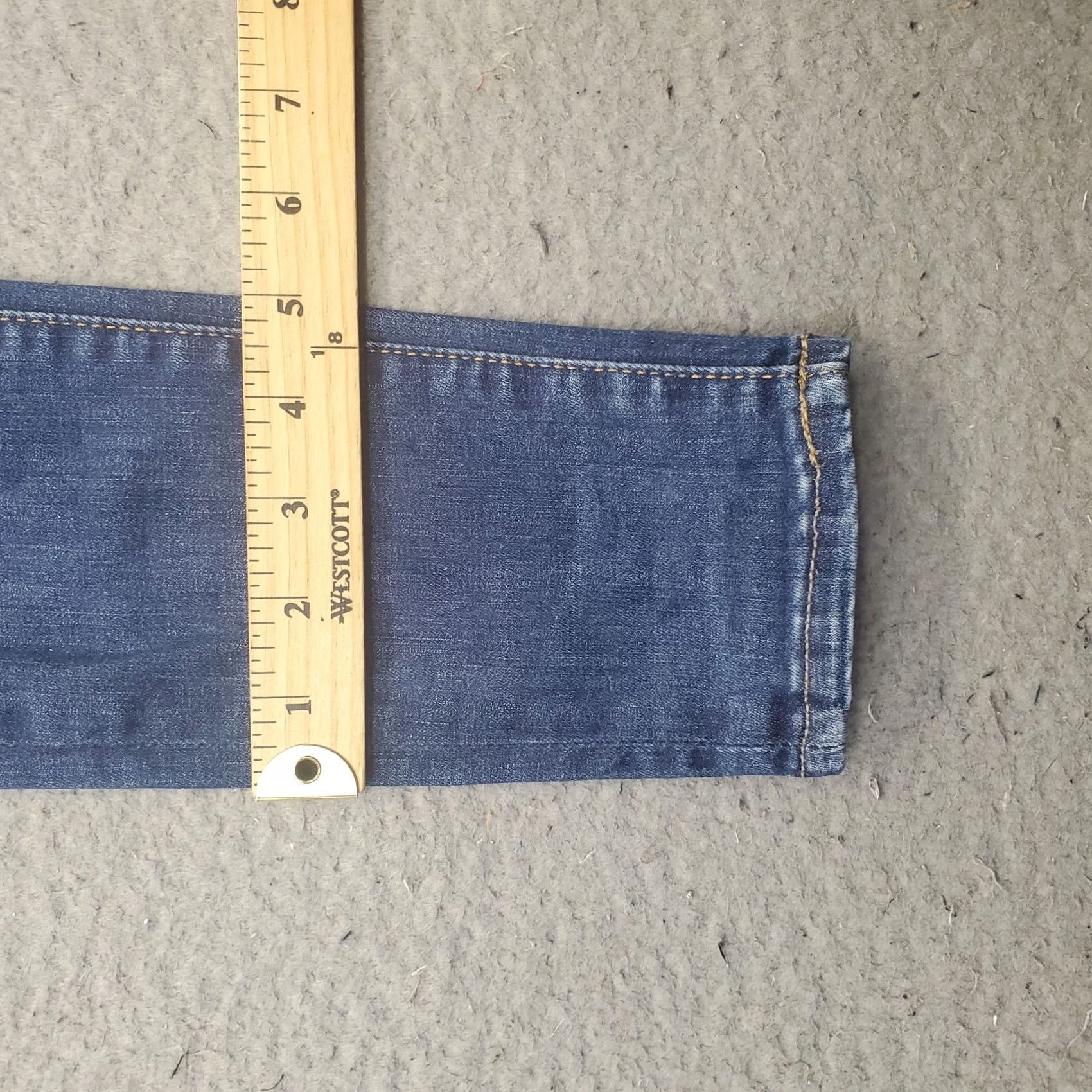 Gap Gap Jeans Womens 26 Blue Denim Stretch Skinny Medium Wash 5-Pocket Regular Waist 28 Inseam Mens? Womens? Size 26" / US 2 / IT 38 - 5 Thumbnail