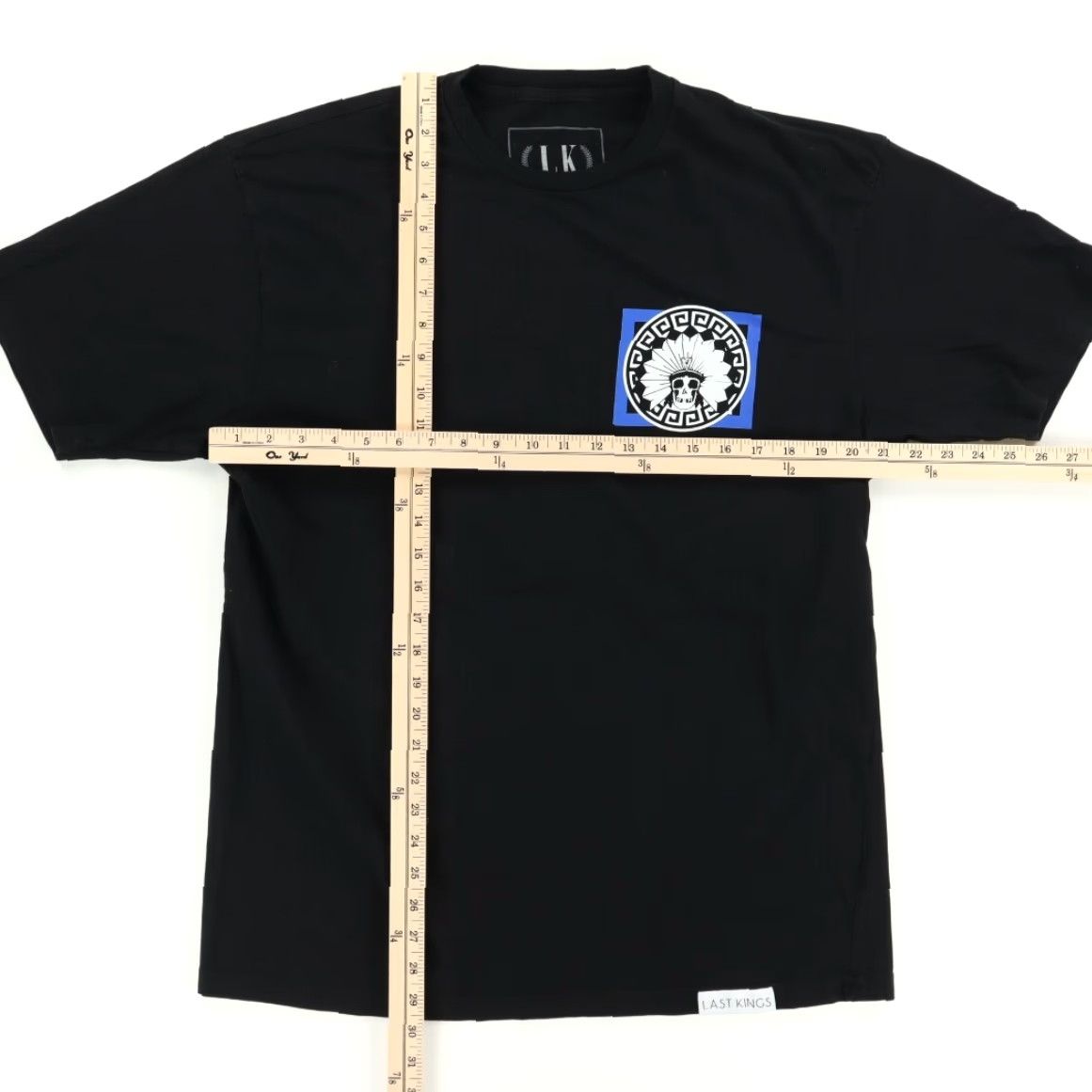 Last Kings Last Kings Shirt Mens XL Black Double Sided Graphic Solid T-Shirt Size US XL / EU 56 / 4 - 3 Thumbnail