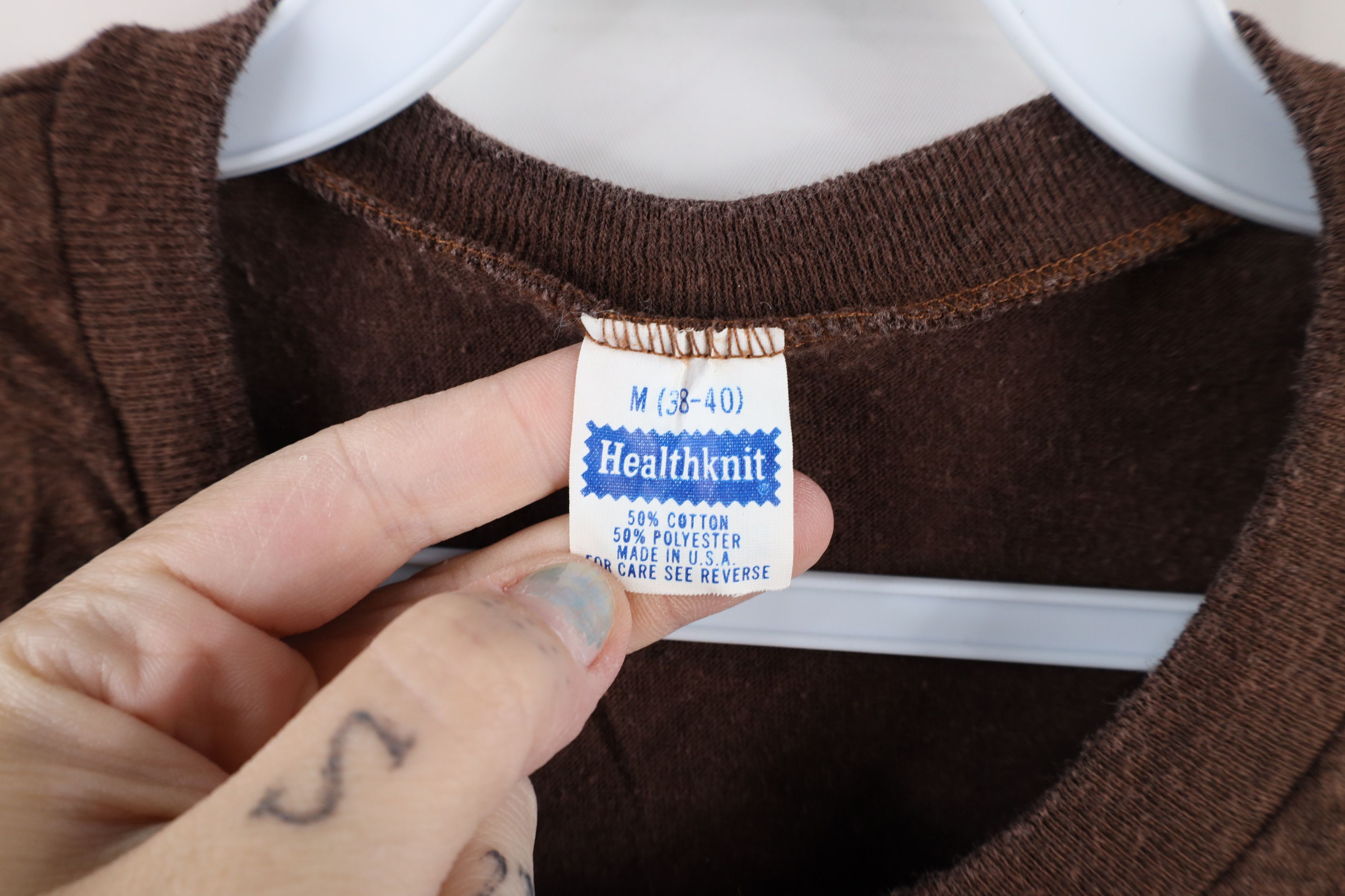 Vintage Vintage 70s Tony Packos Cafe Toledo Ohio T-Shirt Brown USA Size M / US 6-8 / IT 42-44 - 5 Thumbnail