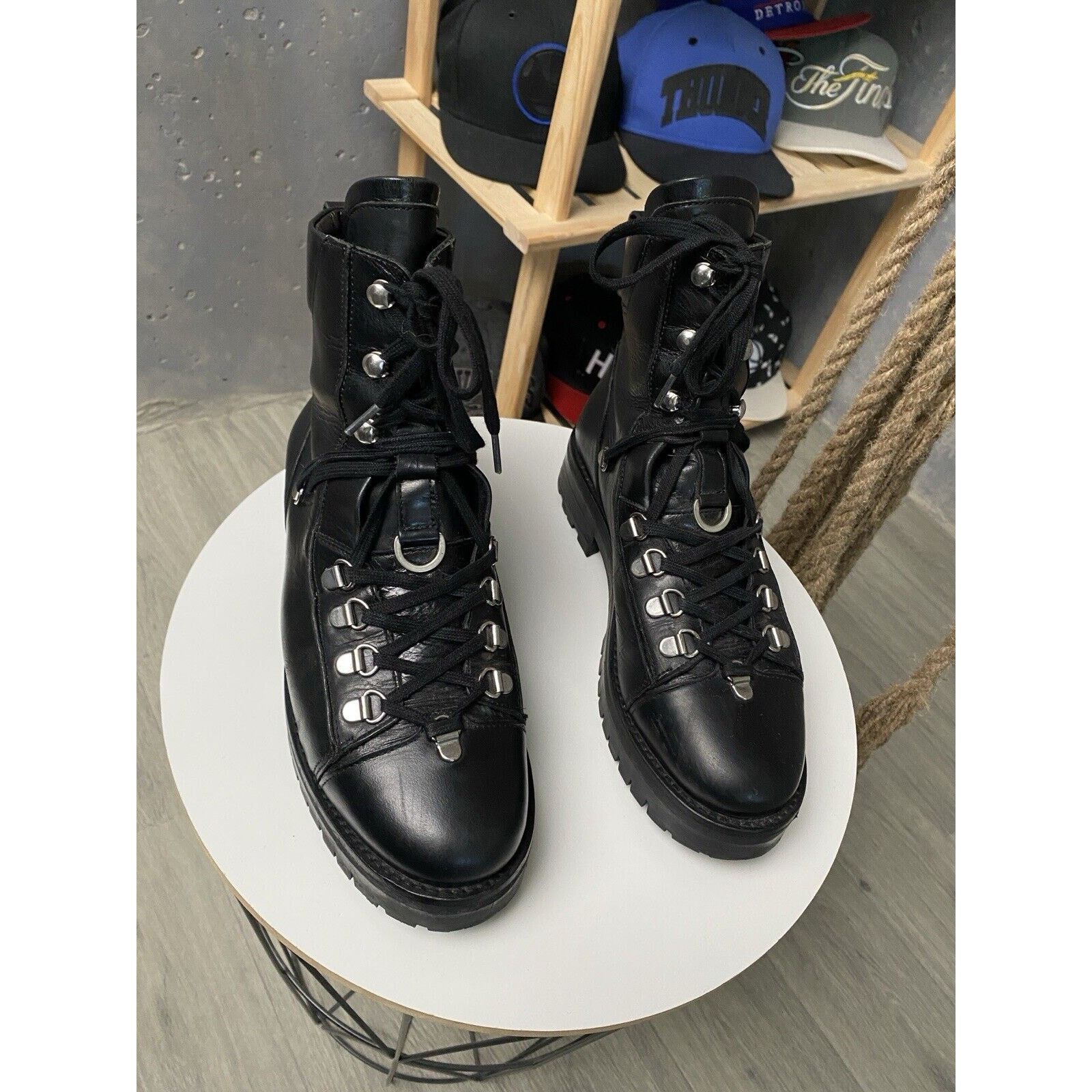 Allsaints AllSaints Franka Leather combat biker Y2K Boots Size US 8 Size US 8 / IT 38 - 3 Thumbnail
