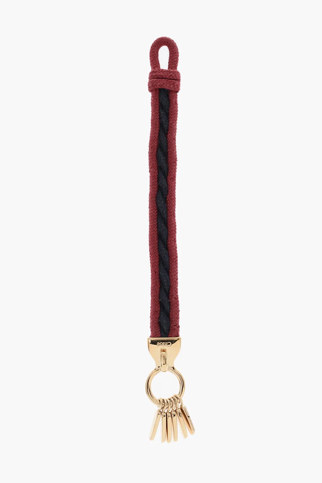 Chloe og1mm0426 Size: S/M / Two-Tone Rope Bracelet in Red Size ONE SIZE - 1 Thumbnail