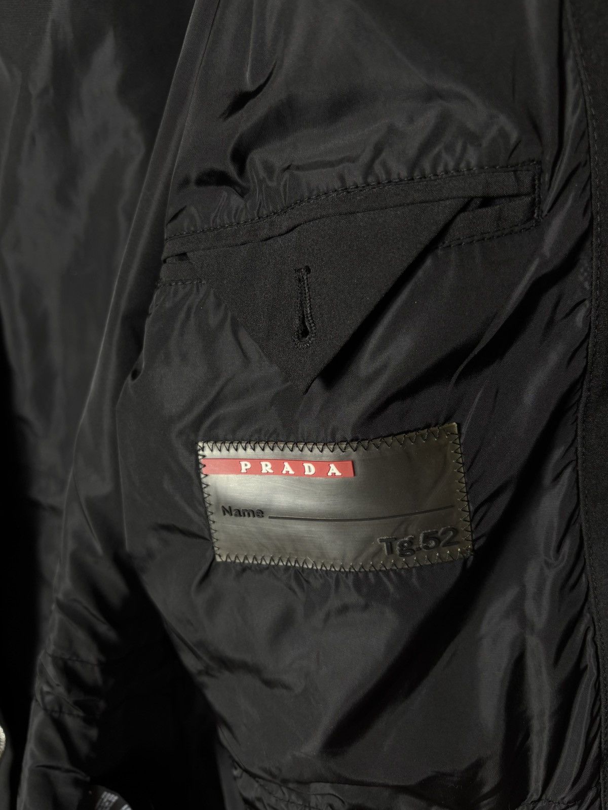 Prada Prada Sport Linea Rossa Hidden Hood Nylon Field Jacket Luxury Military Archive Size US L / EU 52-54 / 3 - 11 Thumbnail