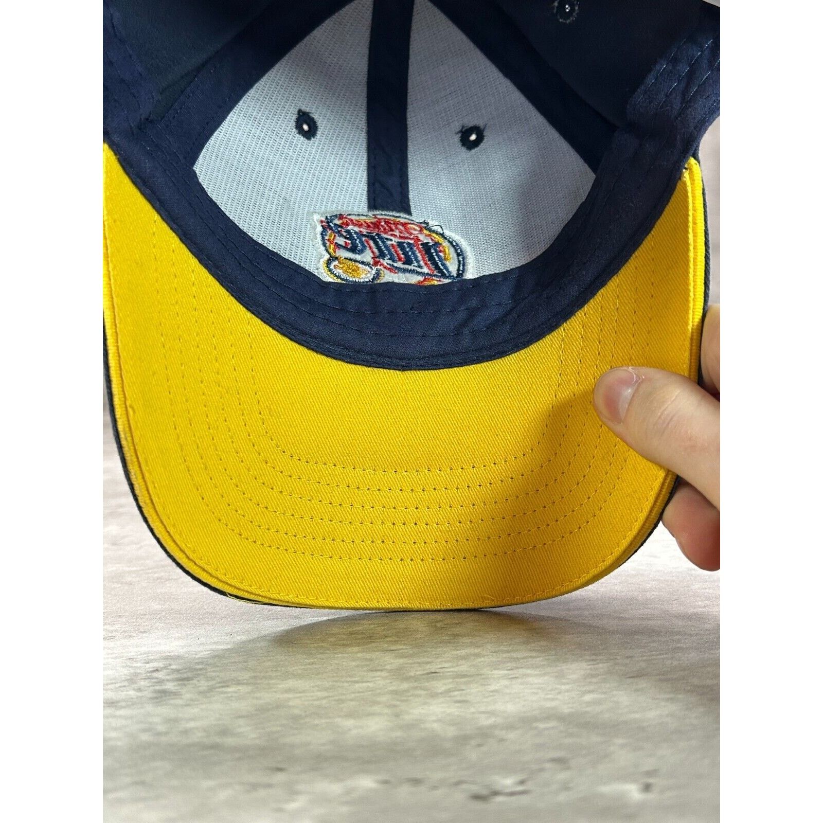 Vintage Vintage Miller Lite Embroidered Logo Snapback Hat OSFA Size ONE SIZE - 6 Thumbnail