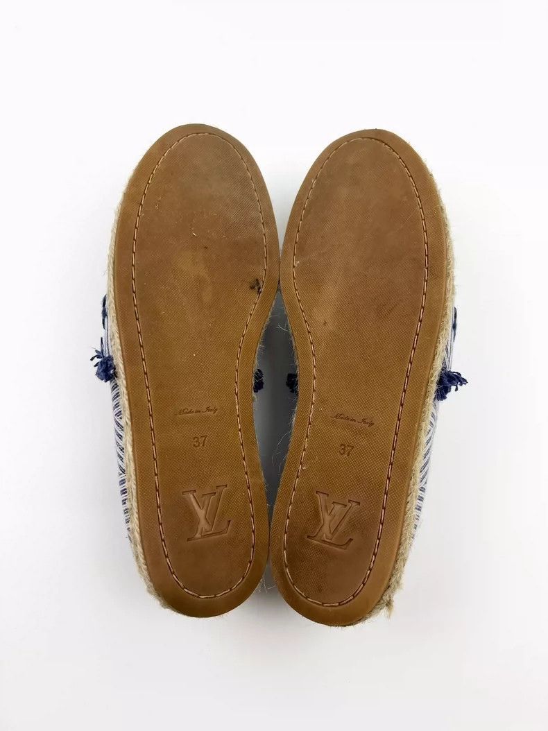 Louis Vuitton Louis Vuitton Denim Fisherman Shoes Size 37-2506 Size US 6.5 / EU 39-40 - 5 Thumbnail