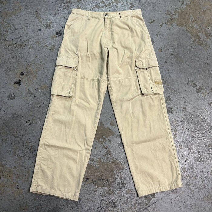 Southpole Vintage Y2K Southpole Tan Baggy Cargo Pants Size 34 Skater ...