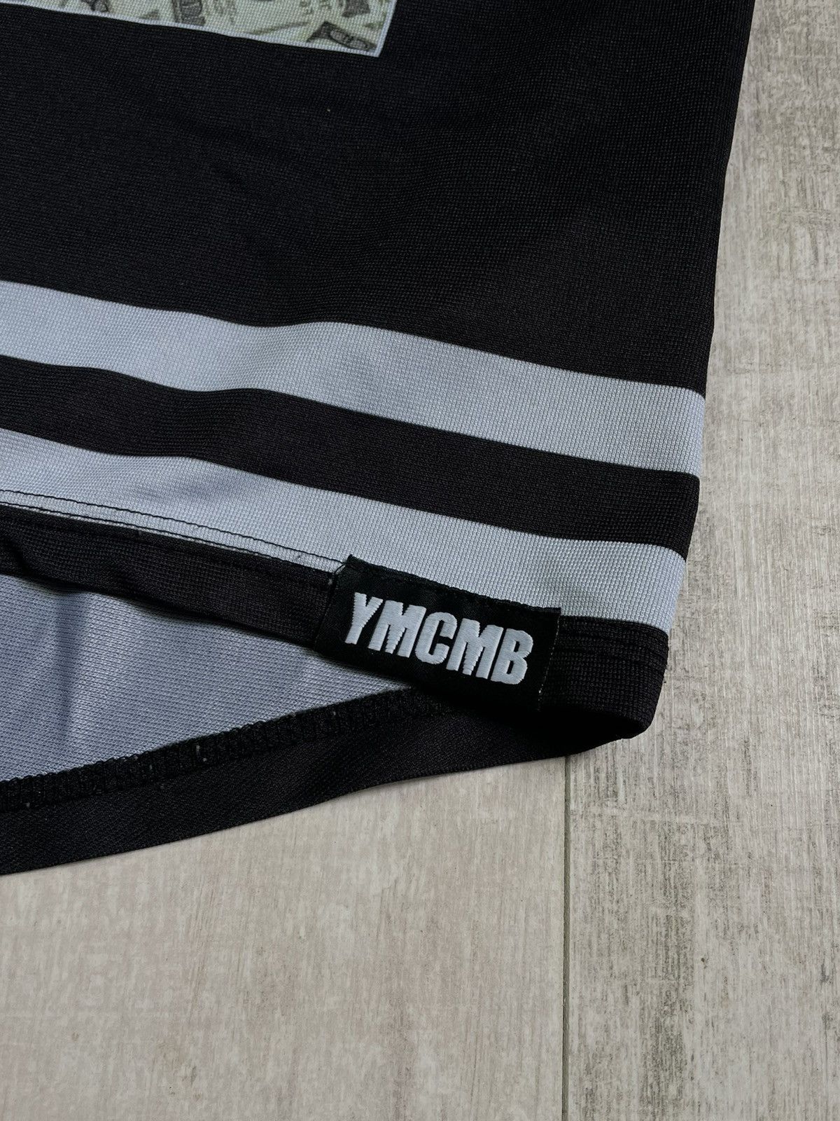 YMC YMCMB #62 Dollar Logo Jersey Shirt Black Young Billionaire Size US M / EU 48-50 / 2 - 7 Thumbnail