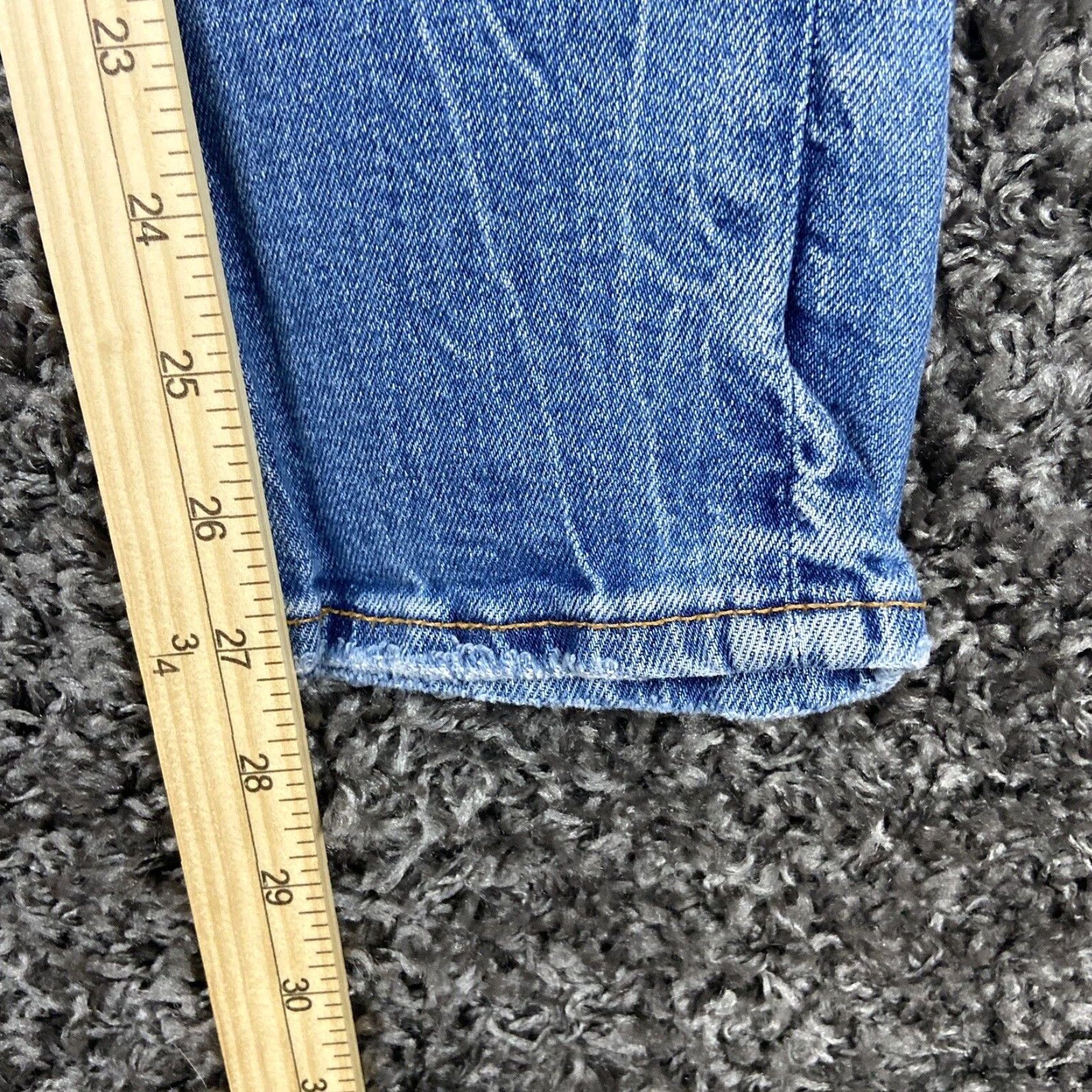 American Eagle Outfitters American Eagle Slim Distressed Jeans Blue Men's 26x27 Size US 26 / EU 42 - 7 Thumbnail