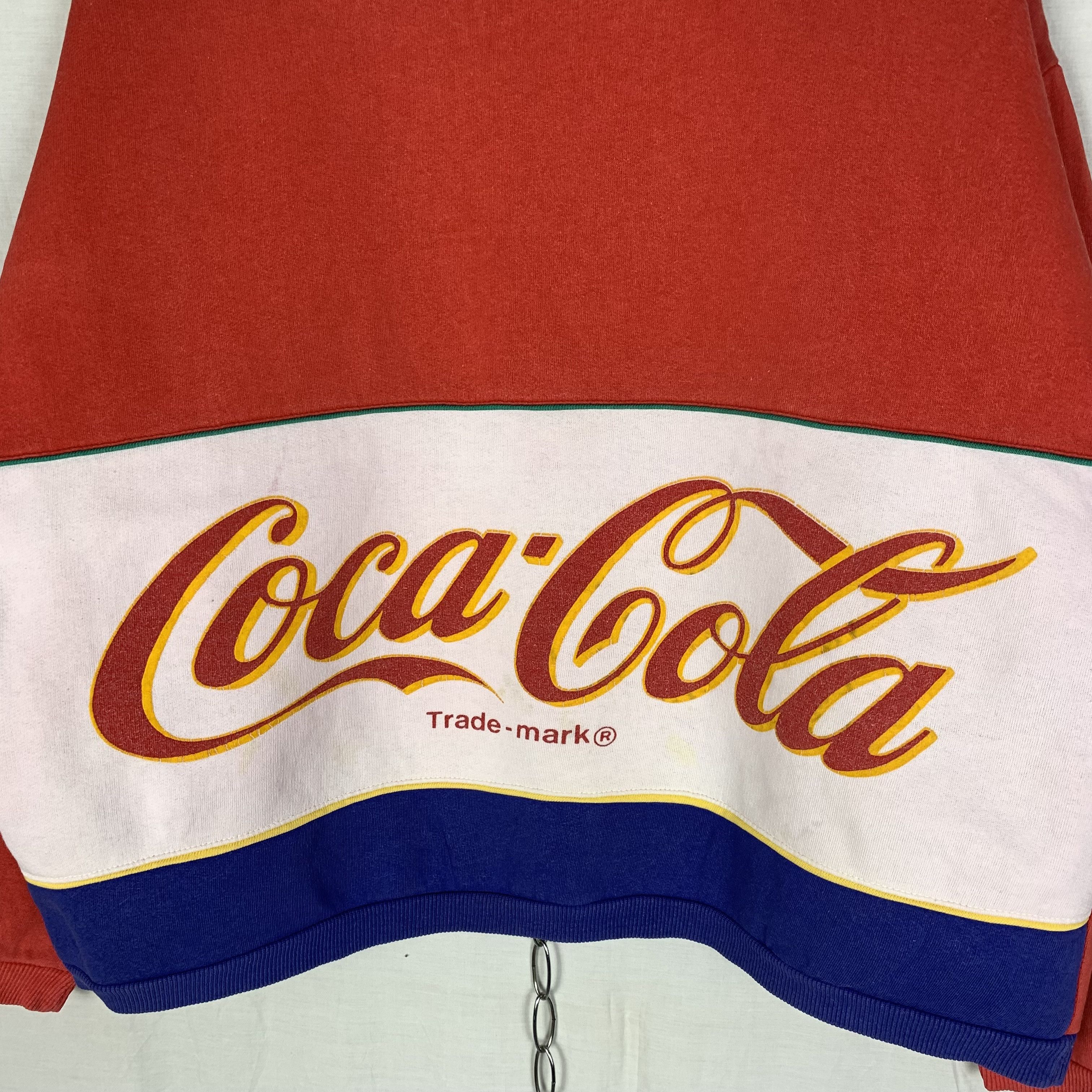 Coca Cola Vintage 90s Coca Cola Sweatshirt Boxy Size US M / EU 48-50 / 2 - 2 Thumbnail