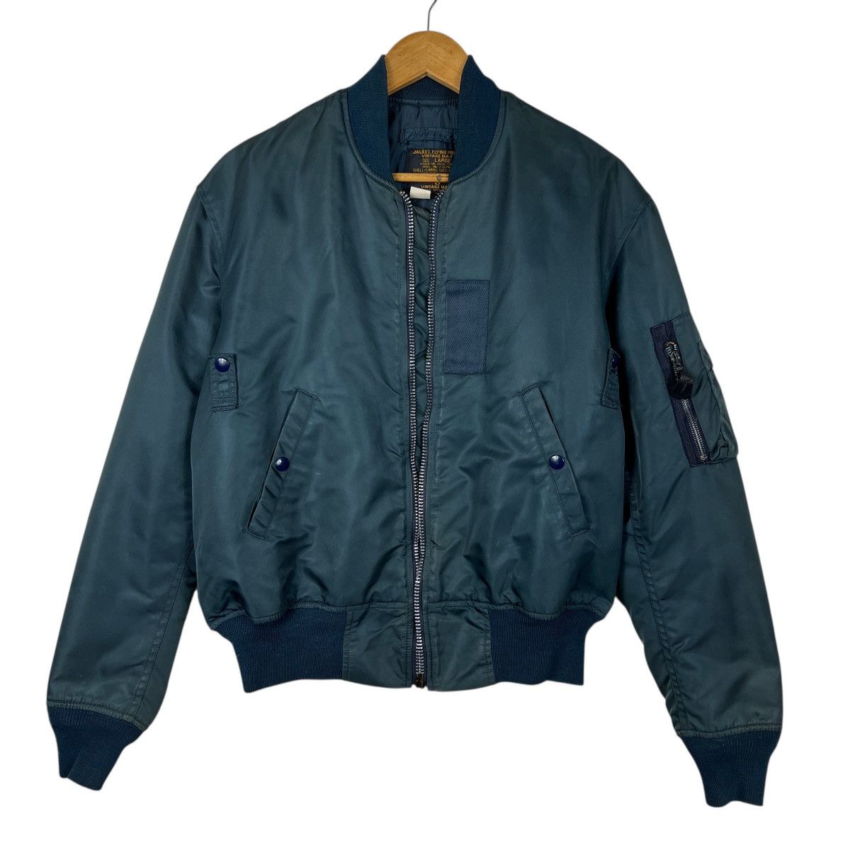 Cooper 🔥 Vintage Ma-1 Us Air Force Cooper Mfg Bomber Jacket Size US L / EU 52-54 / 3 - 2 Thumbnail