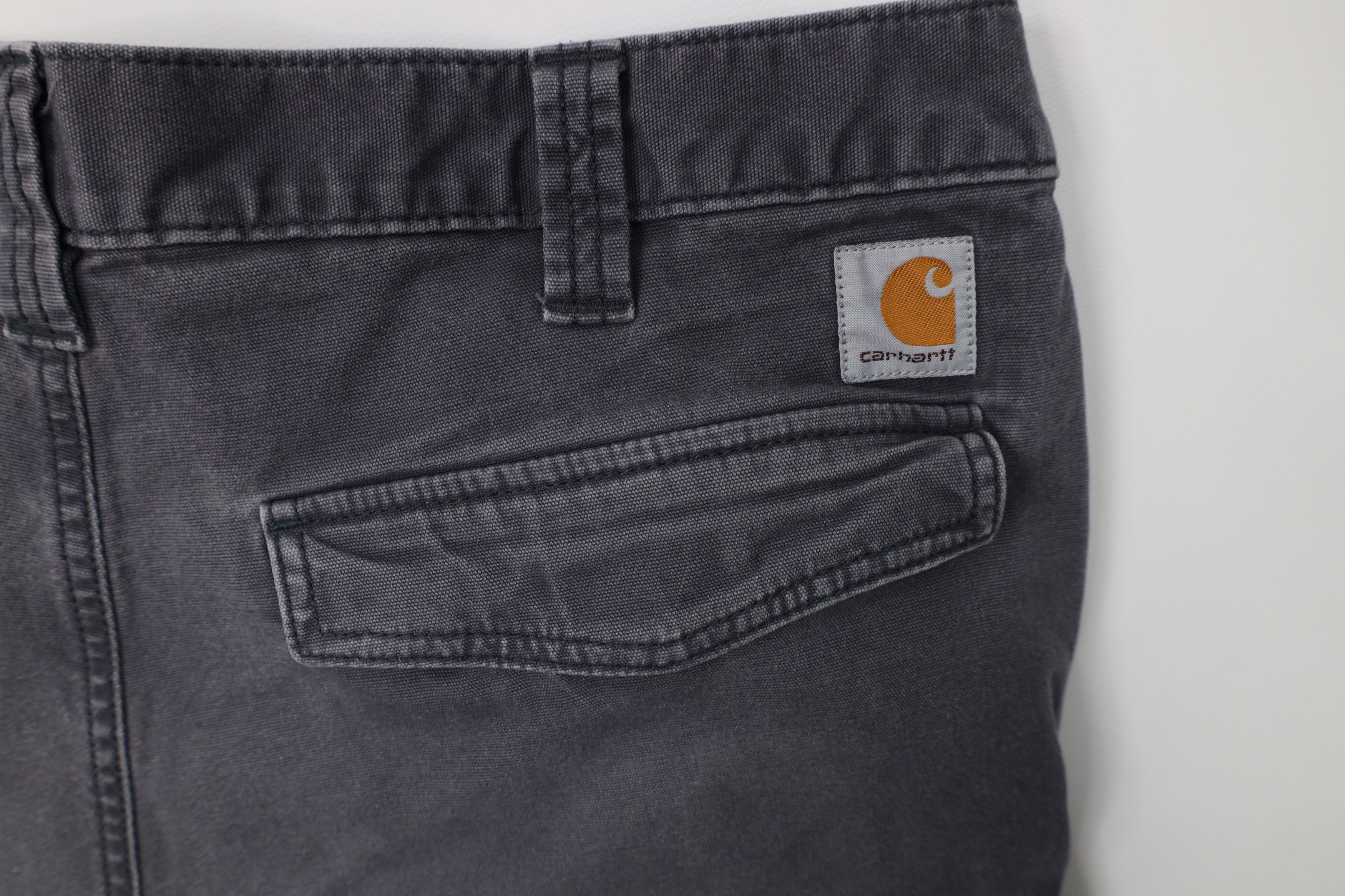 Carhartt Vintage Y2K Carhartt Relaxed Fit Canvas Cargo Pants Gray Size US 36 / EU 52 - 14 Thumbnail