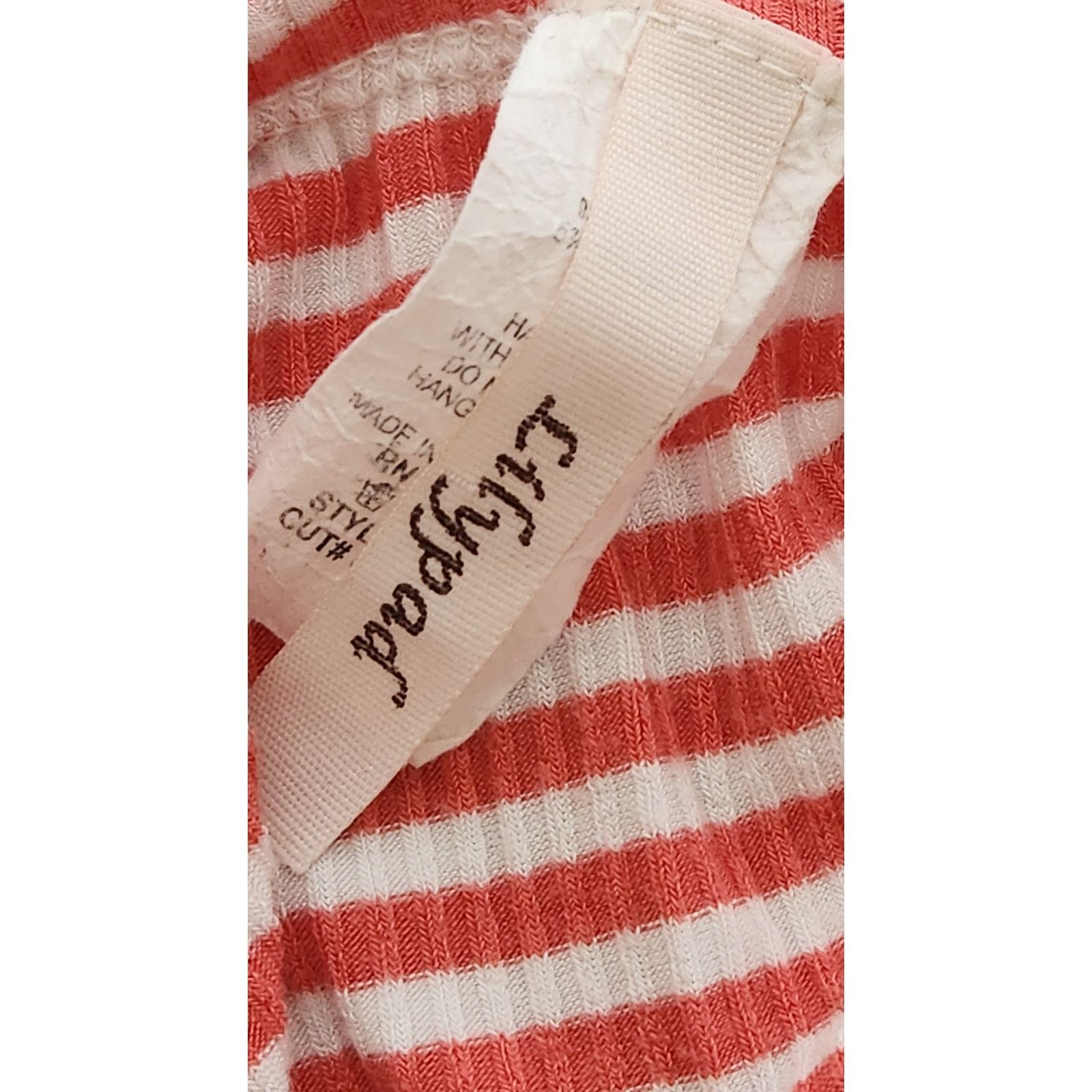 Other Lilypad Orange White Striped Mini Dress Front Pockets M Size M / US 6-8 / IT 42-44 - 5 Thumbnail