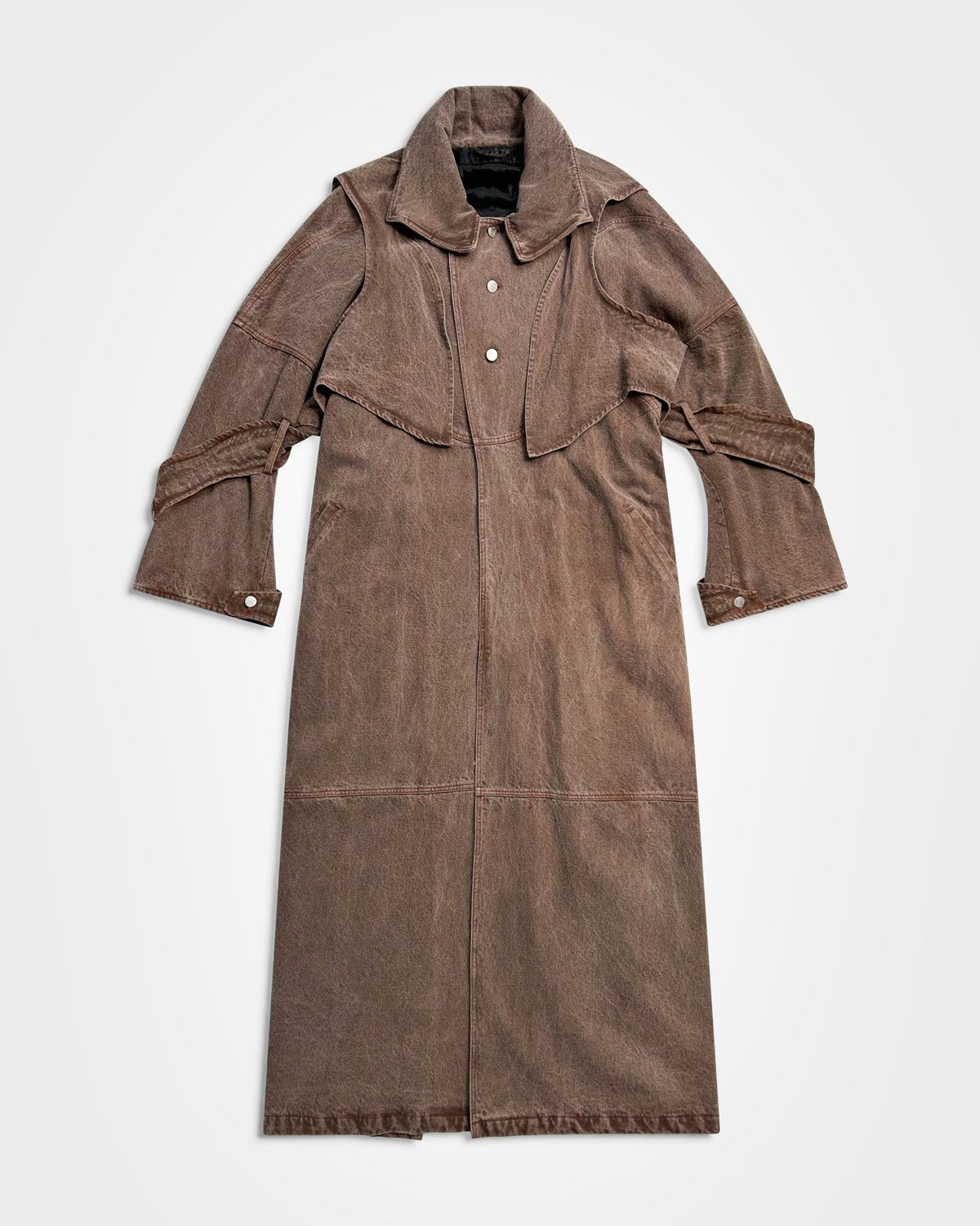 Lueder Lueder, AW24 Civilian Coat Acid Sienna Size US L / EU 52-54 / 3 - 1 Thumbnail