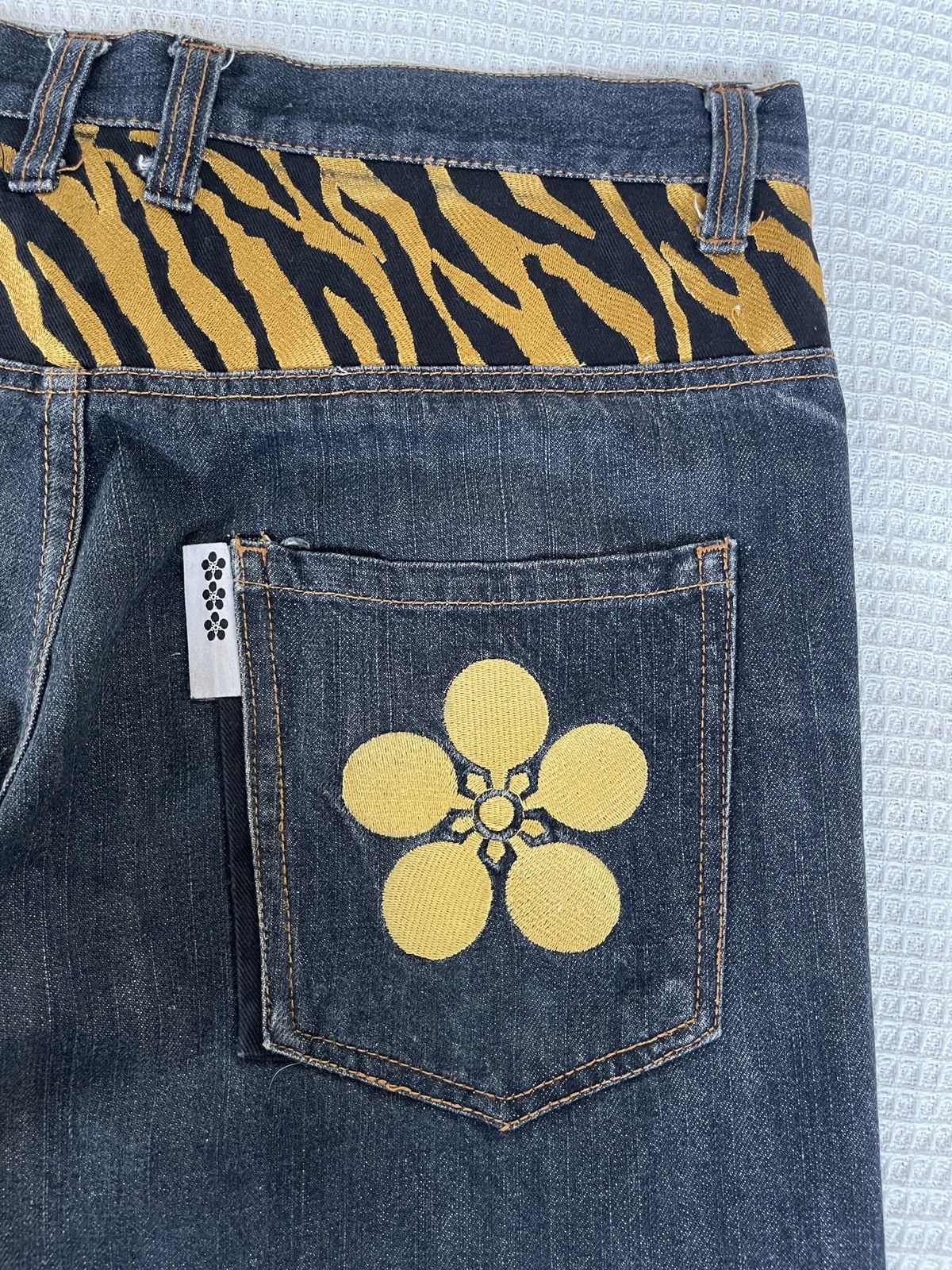Karakuri Tamashii Vintage’90s🔥SUKAJAN🔥Embroidered Hybrid Tiger Jeans Size US 36 / EU 52 - 16 Thumbnail