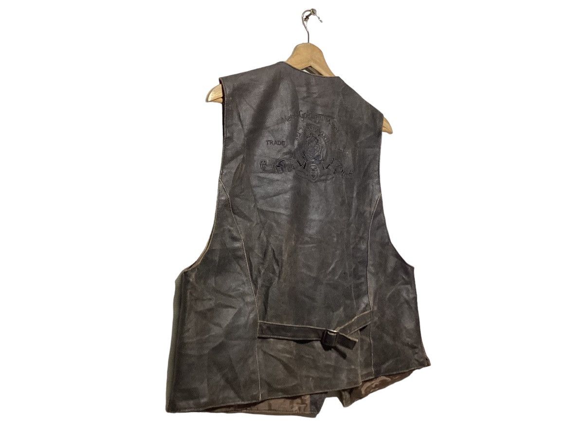 Other Metro Goldwyn Mayer By Baggy Belgium Leather Vest Size US M / EU 48-50 / 2 - 5 Thumbnail