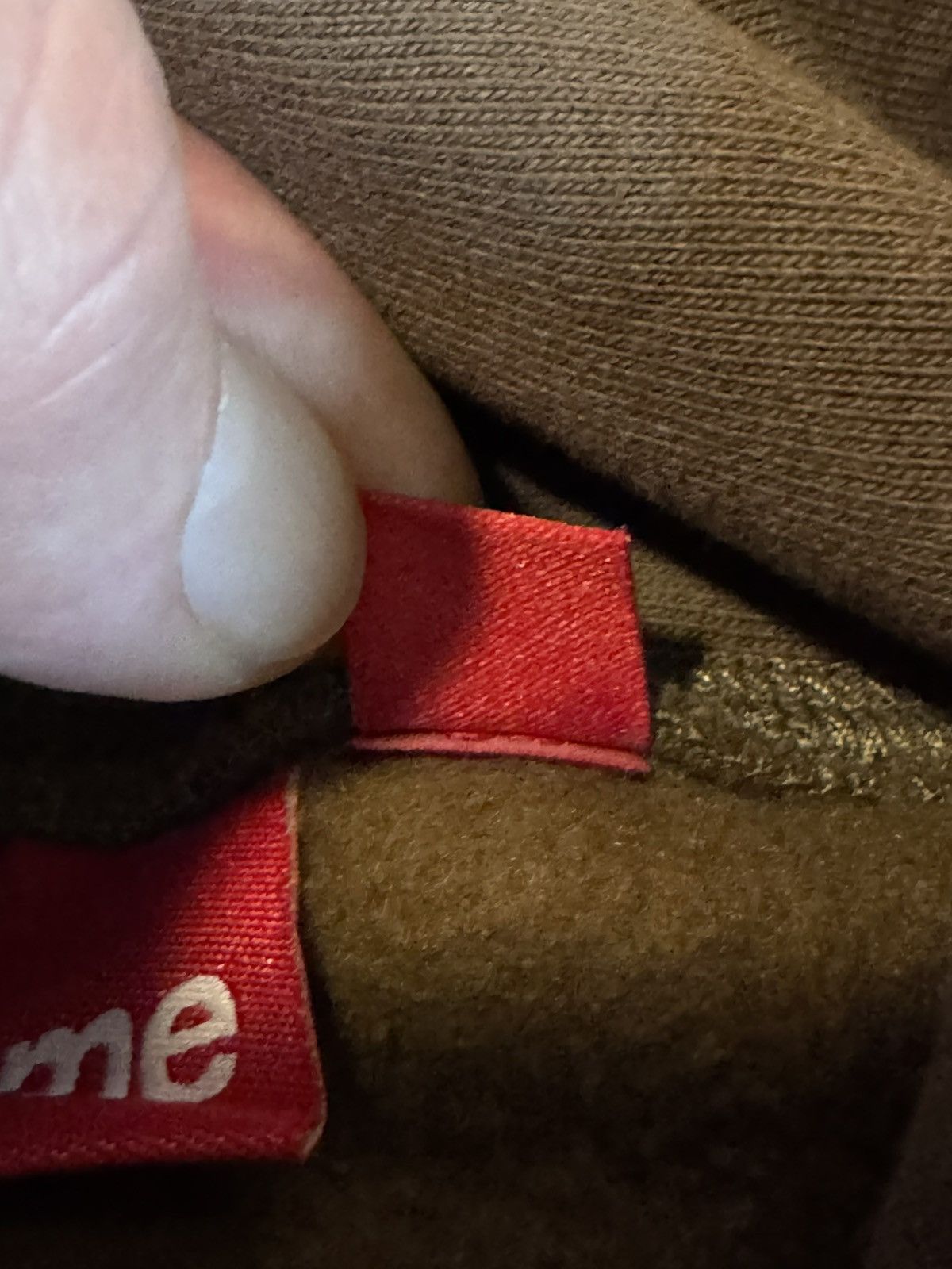 Supreme Supreme Dusty Brown Large Old English Hooded Sweatshirt Size US L / EU 52-54 / 3 - 13 Thumbnail