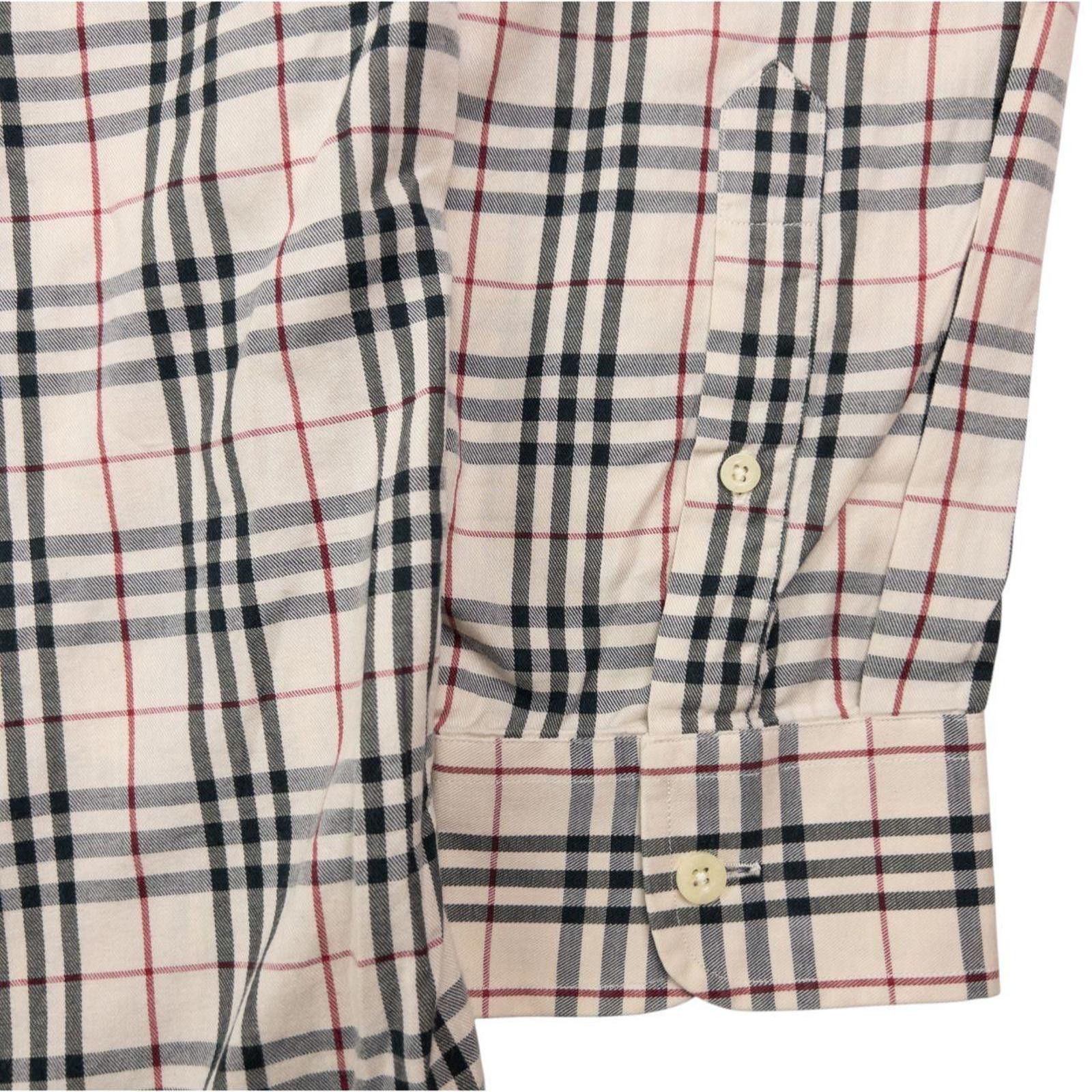 Burberry Vintage Burberry Nova Check Long Sleeve Button Up Shirt XL Size US XL / EU 56 / 4 - 5 Thumbnail