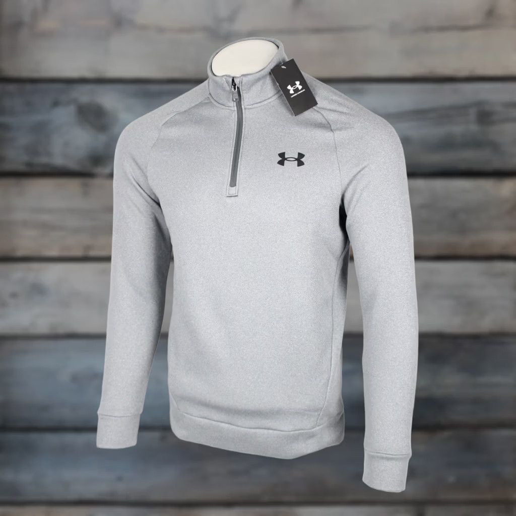 Under Armour Under Armour Men's Fleece 1/4 Zip Pullover S Gray 1373400 012 Size US S / EU 44-46 / 1 - 1 Thumbnail