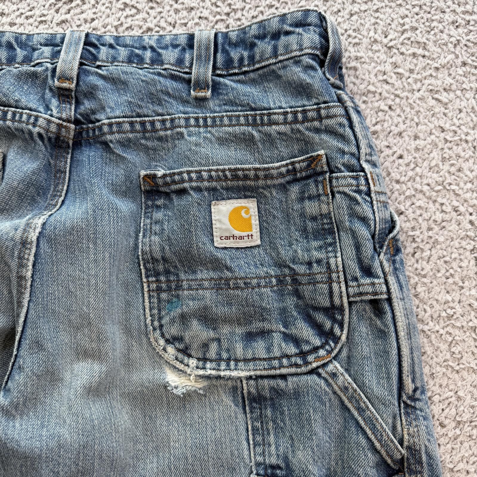 Carhartt Vintage Carhartt Carpenter Jeans Womens 2x32 Y2K Faded Work Size 26" / US 2 / IT 38 - 5 Thumbnail