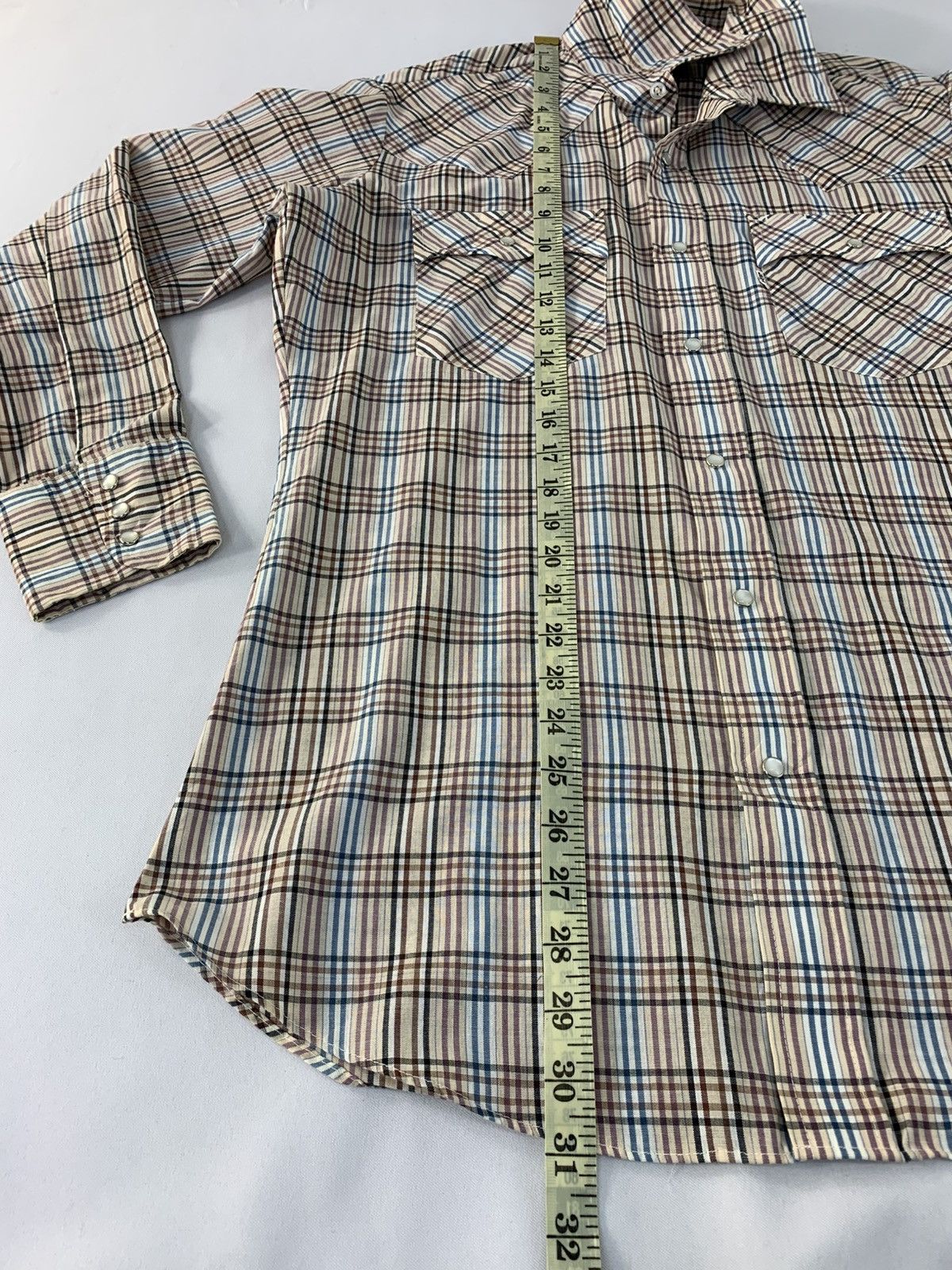 Levi's Vintage 80s 90s Levi’s Strauss Chekered Green Regular Fit Size US M / EU 48-50 / 2 - 9 Thumbnail