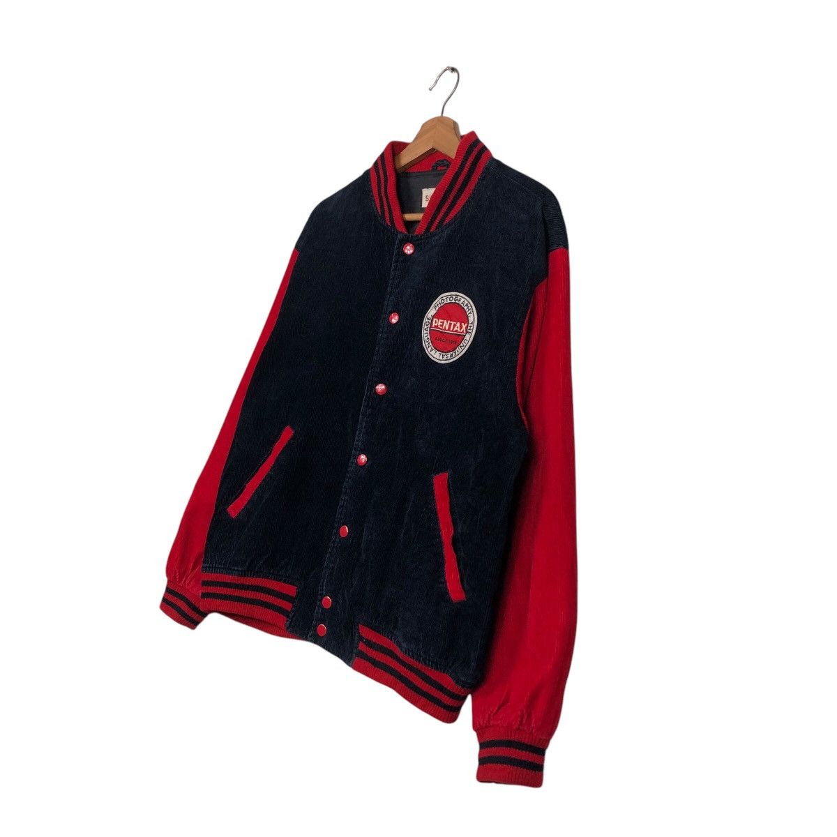 Japanese Brand 📌Vintage Bomber Jacket Pentax Big Logo Hysteric Glamour Size US L / EU 52-54 / 3 - 3 Thumbnail