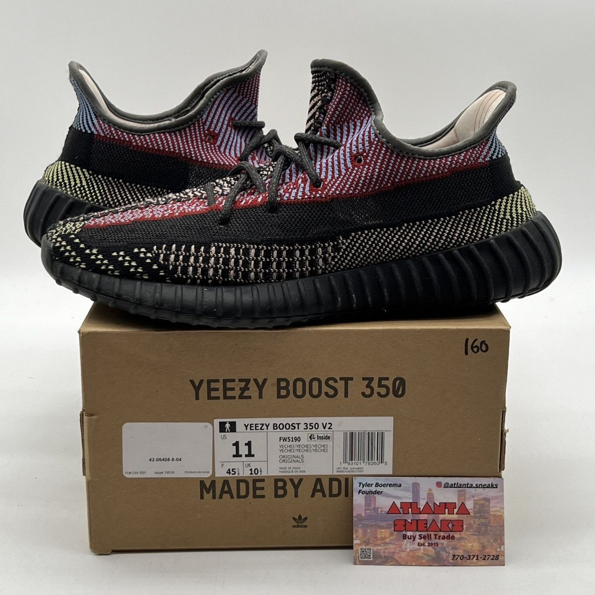 Yeezy boost 350 yecheil non reflective