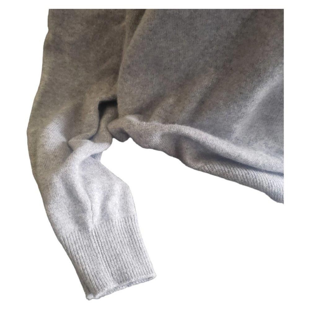 Nordstrom CT886 Nordstrom Ladies Cashmere Gray Scoop Neck Sweater XL Size XL / US 12-14 / IT 48-50 - 4 Thumbnail