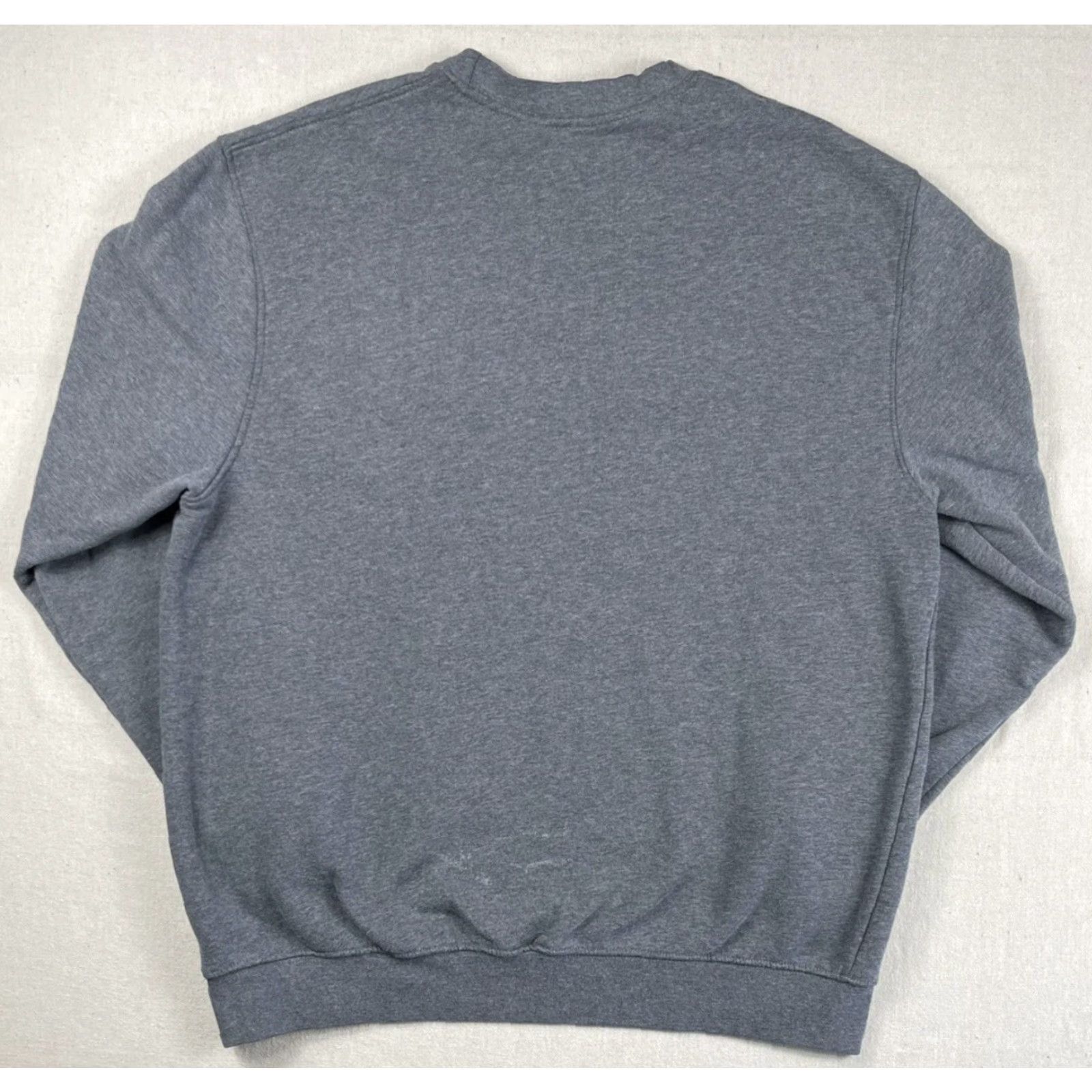 Nike VINTAGE Nike Sweatshirt Crewneck XL Men Gray Heavyweight 90s Pullover Swoosh Logo Size US XL / EU 56 / 4 - 3 Thumbnail