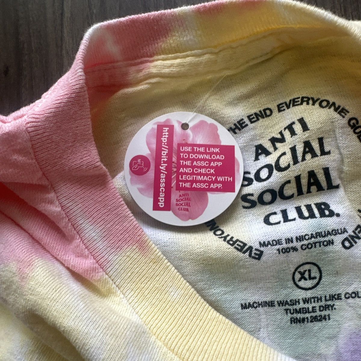 Anti Social Social Club Anti Social Social Club Double Dragon Tie-Dye L/S XL Size US XL / EU 56 / 4 - 5 Thumbnail
