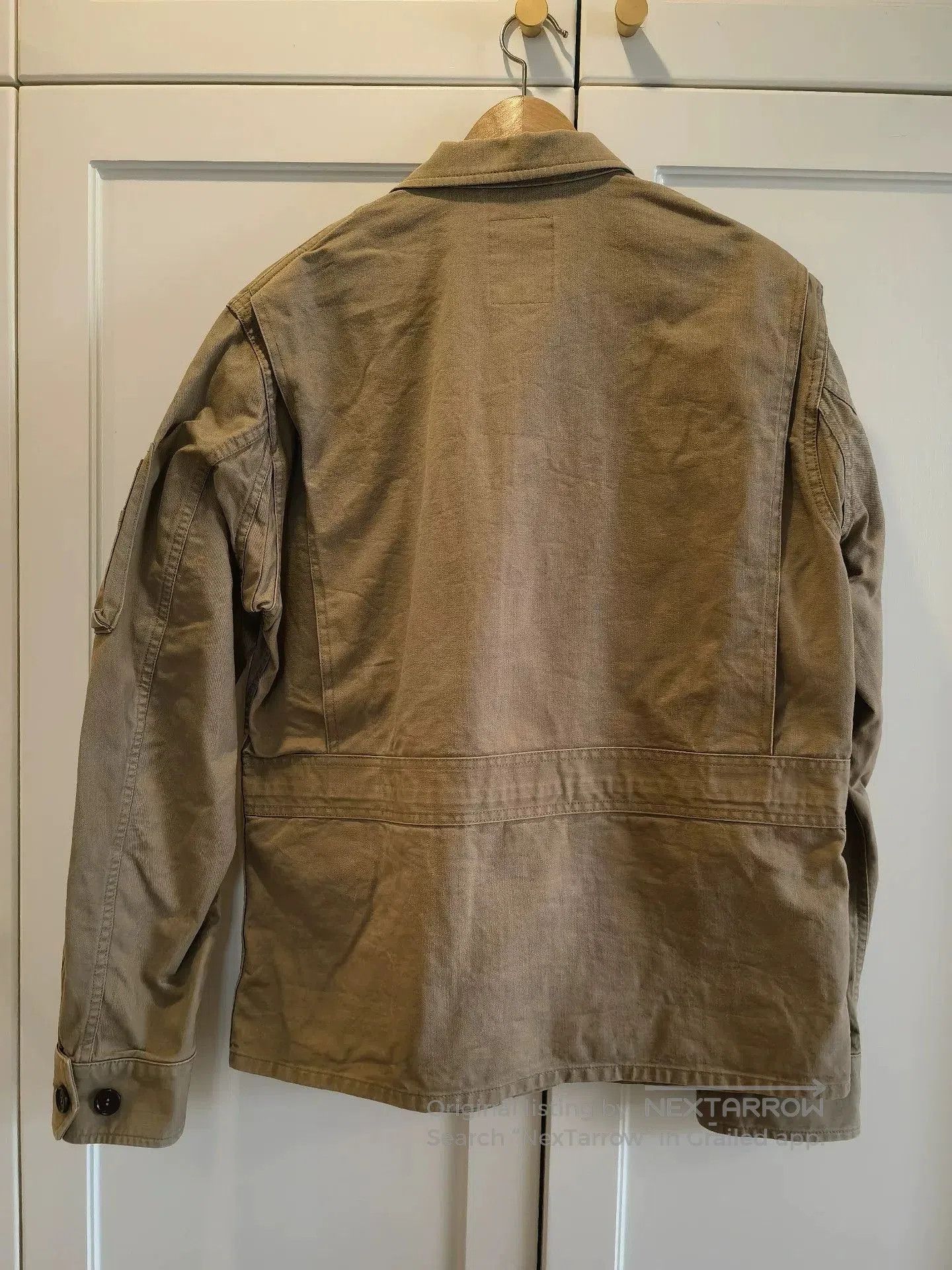Japanese Brand Summer Jacket M421 in Beige Shade. Size US L / EU 52-54 / 3 - 5 Thumbnail