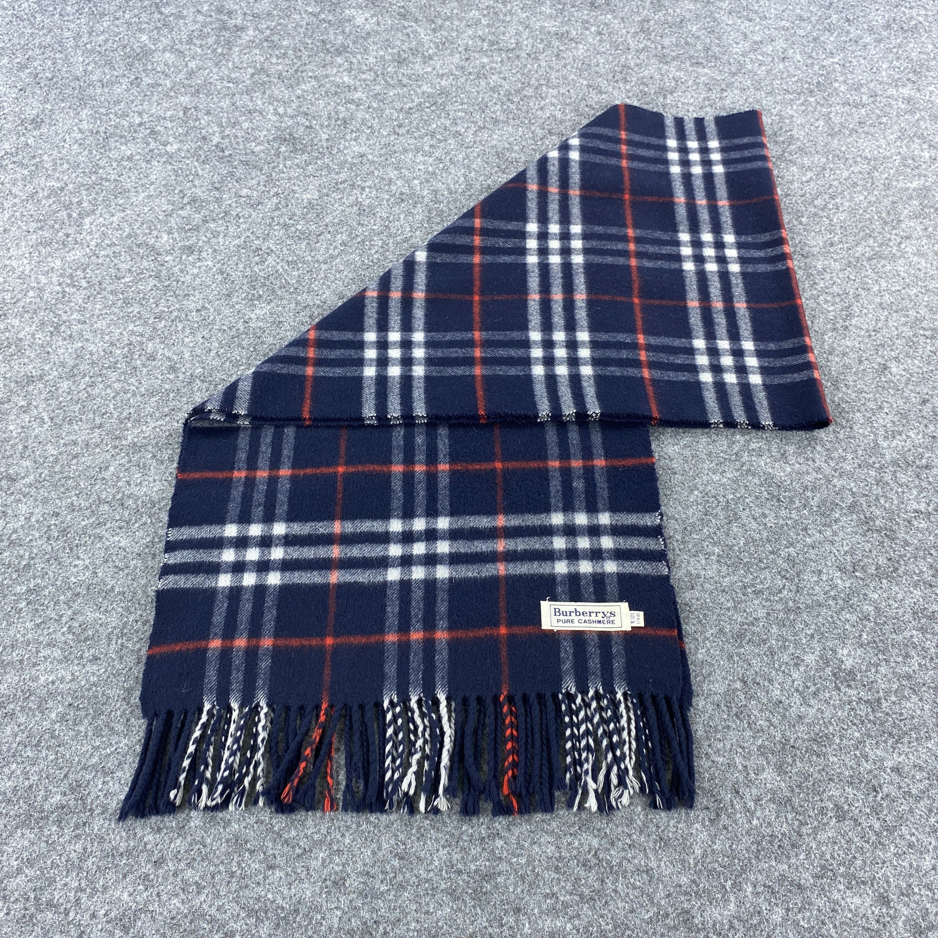 Burberry × Vintage GF10660 Burberry Scarf Neck Wear Muffler Nova Check Size ONE SIZE - 6 Thumbnail