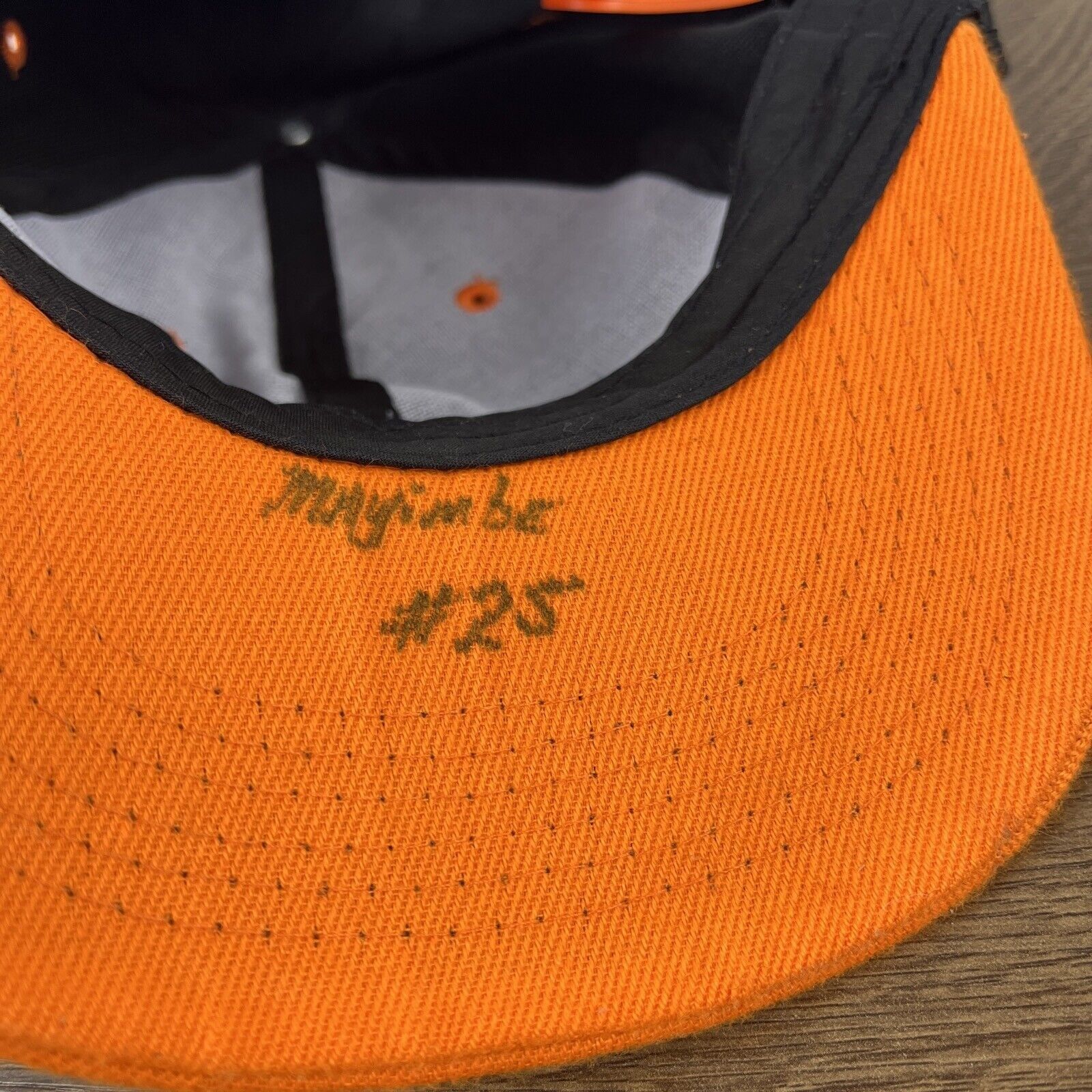 Other Black Orange Baseball Hat Adjustable Adult Size Hat Black Ca Size ONE SIZE - 15 Thumbnail
